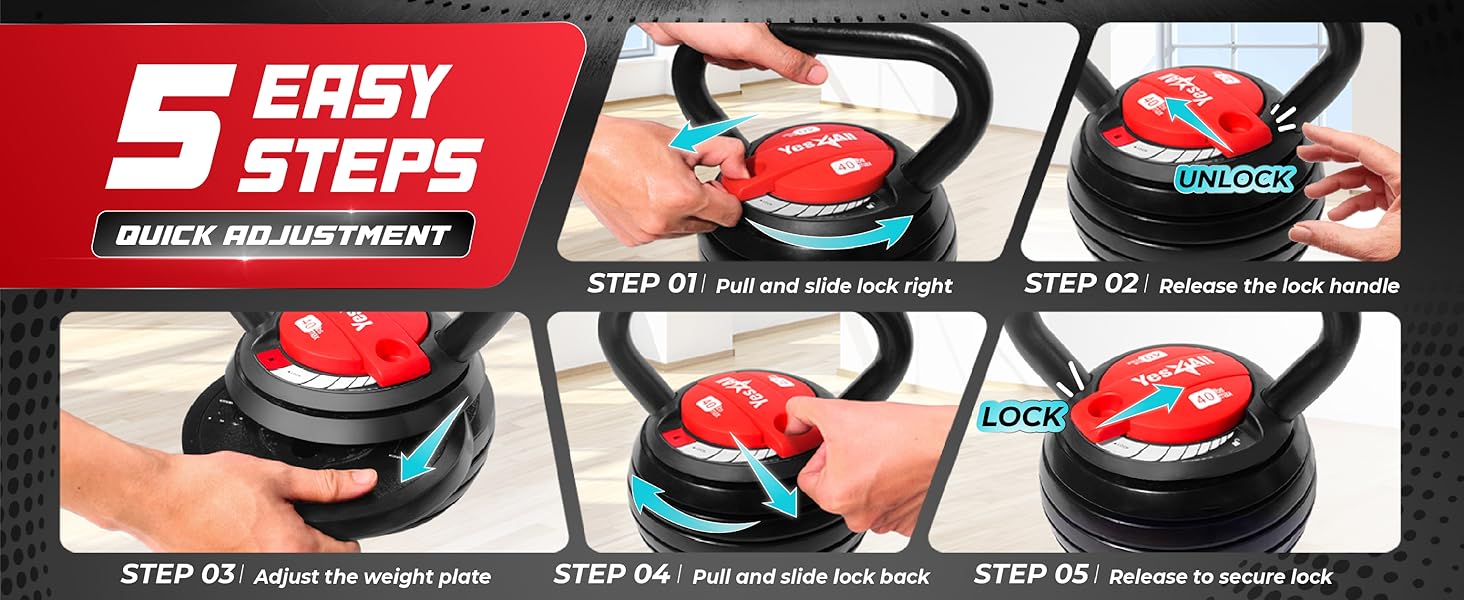 Kettlebell 40 lb pour tous vos besoins en musculation