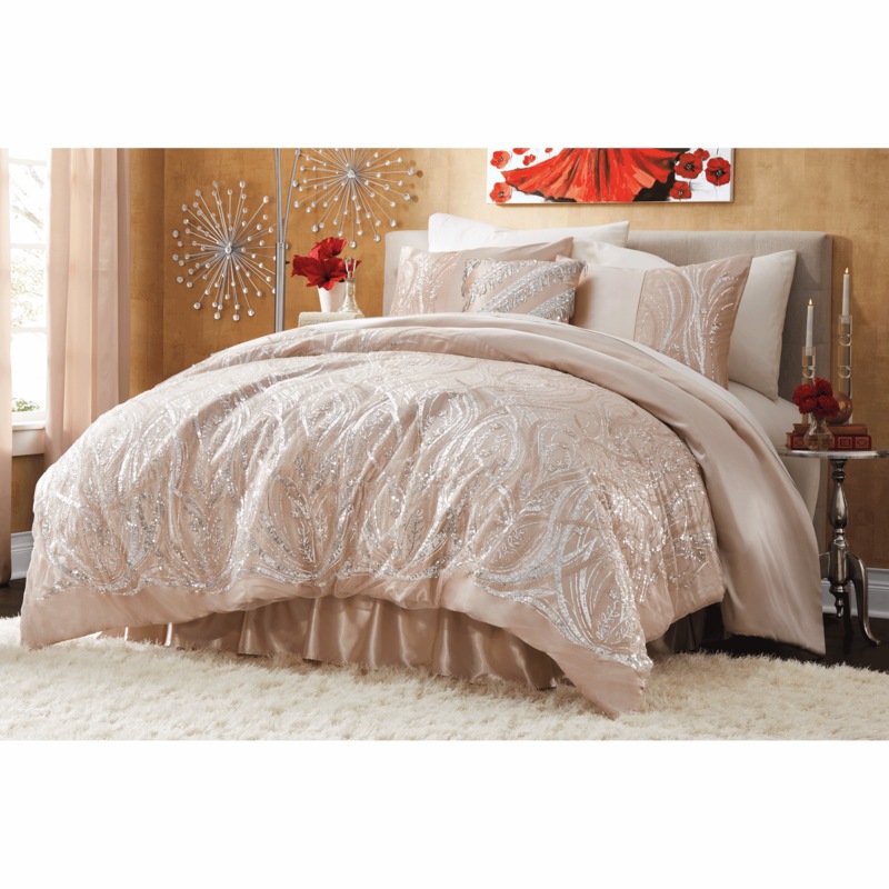 Rani 4-Piece Comforter Set and Accent Pillow - MIDNIGHT VELVET CATALOG