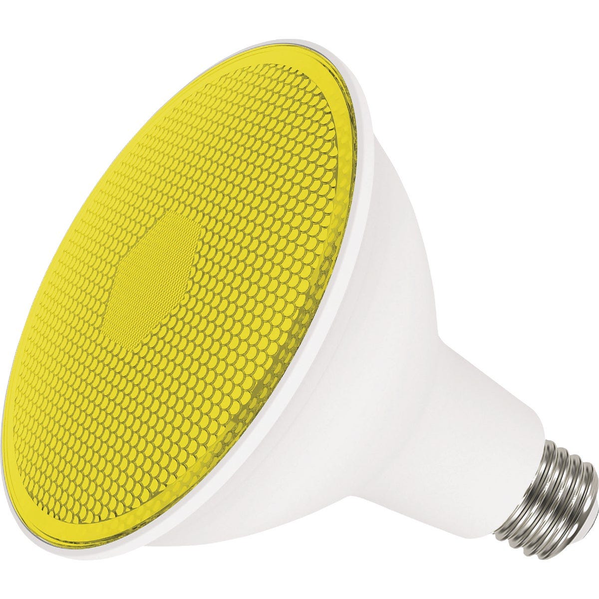 Satco 100W Equivalent PAR38 Medium Base Yellow LED Light Bulb