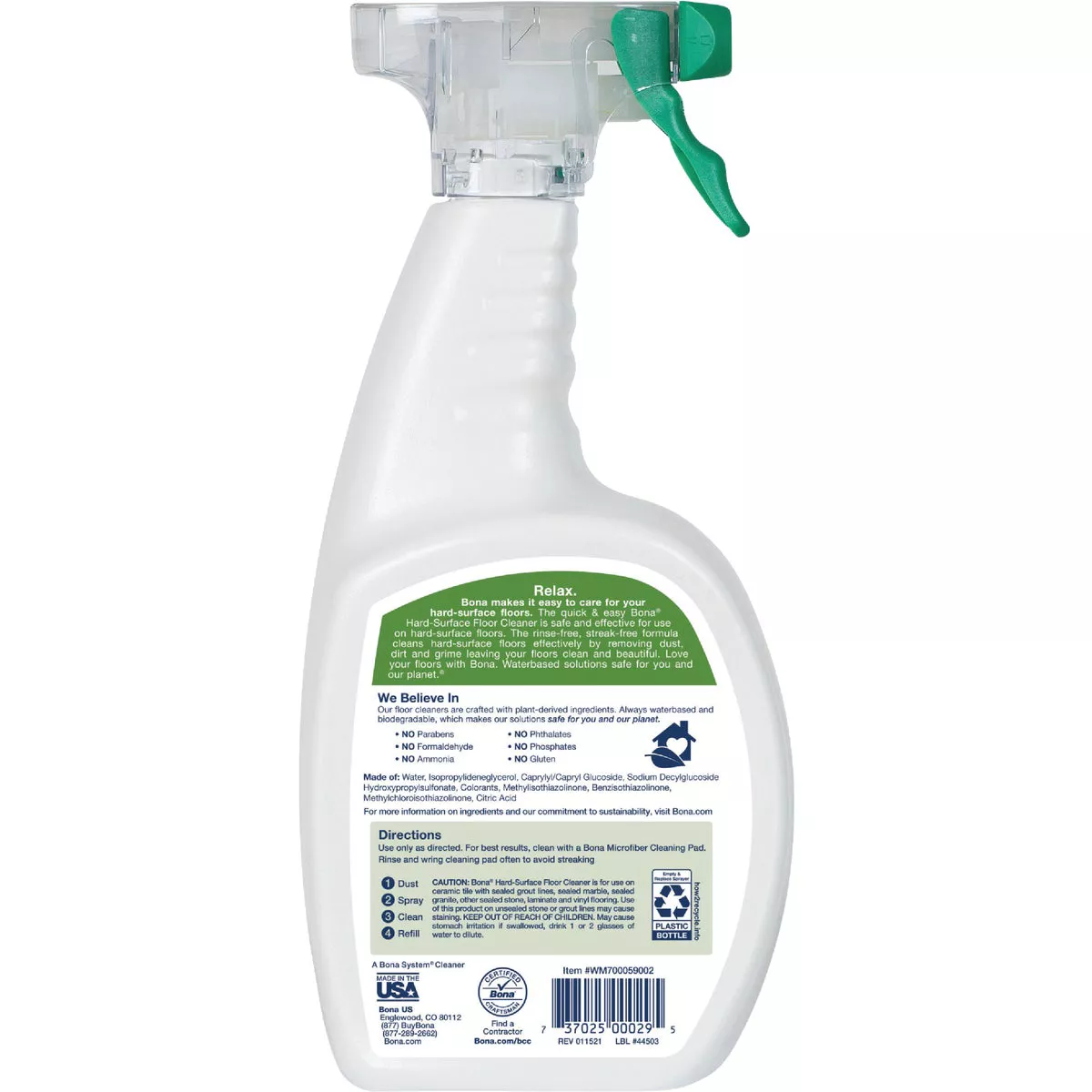 Bona 32 Oz. Hard Surface Trigger Spray Floor Cleaner