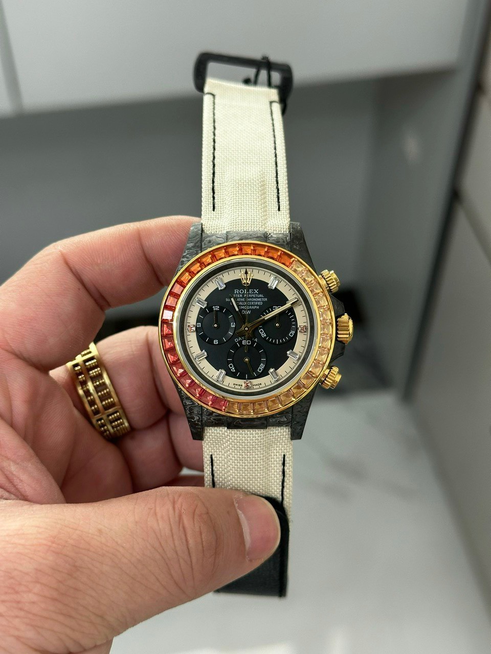 Rolex Best Replica Watch Daytona Cosmograph DIW Carbon 40mm - Elite Watch Atelier