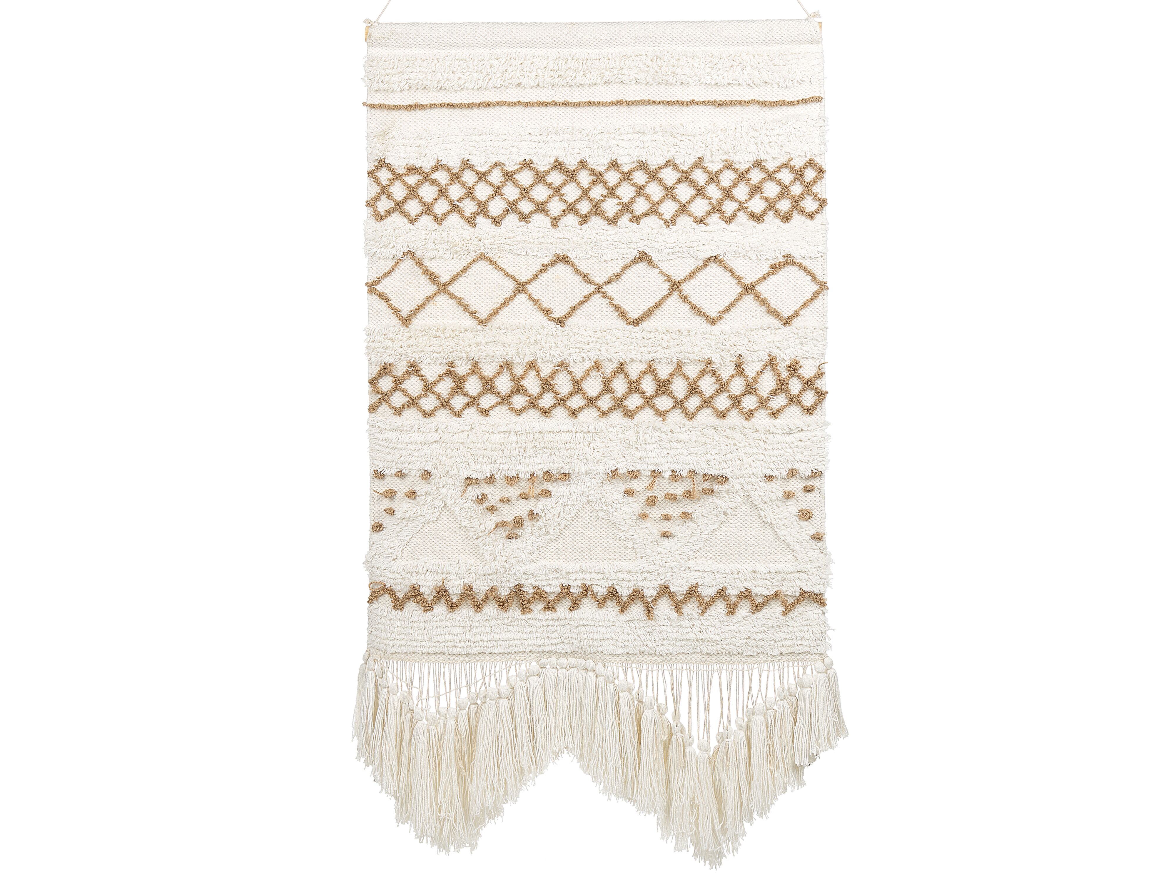 Fabric Wall Hanging BAZDAN Cotton 107 cm Beige