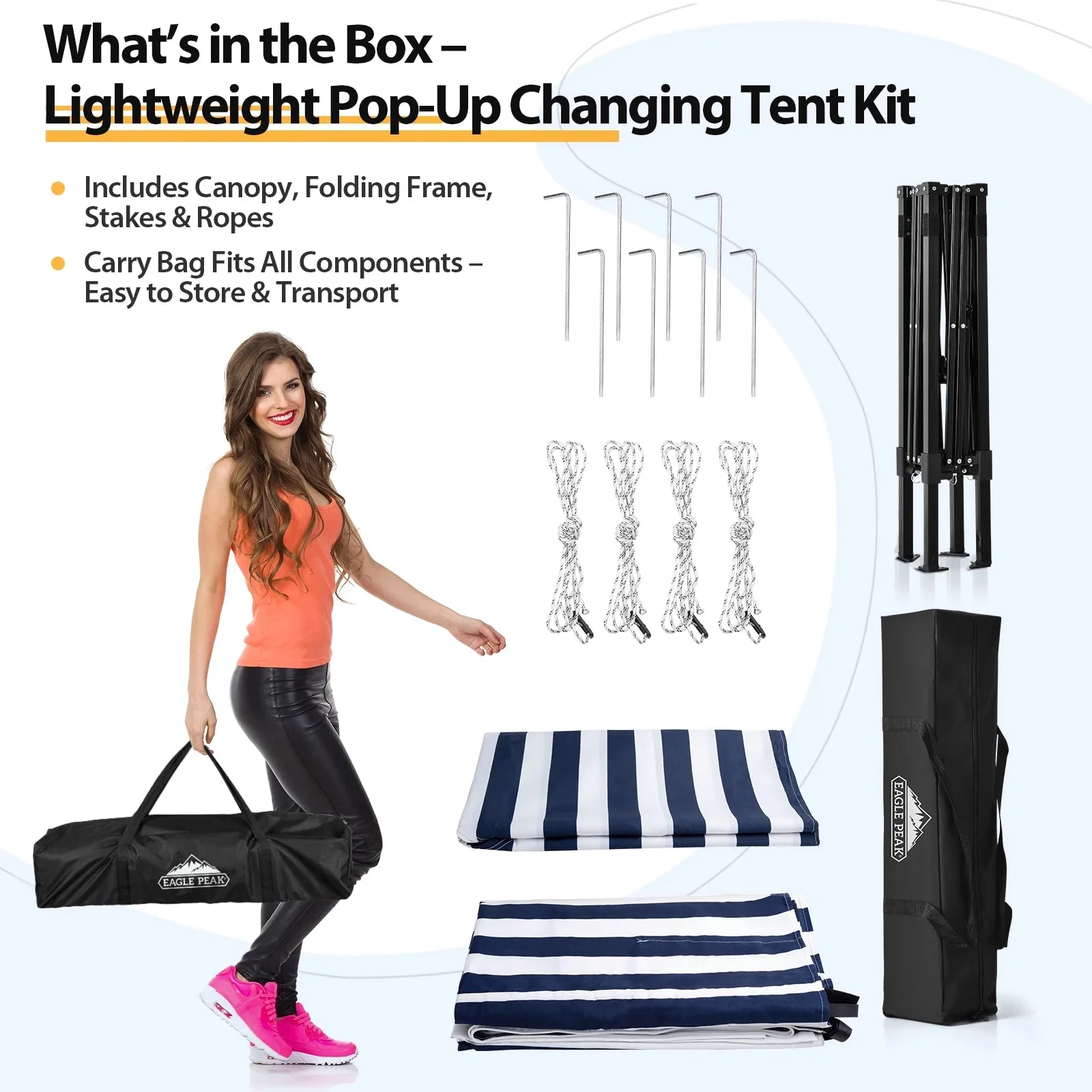EAGLE PEAK Ultra Compact 4 ft x 4 ft Pop-Up Changing Room Canopy - Flex - Image 27 EAGLE PEAK Ultra Compact 4 ft x 4 ft Pop-Up Changing Room Canopy - Flex - Image 27