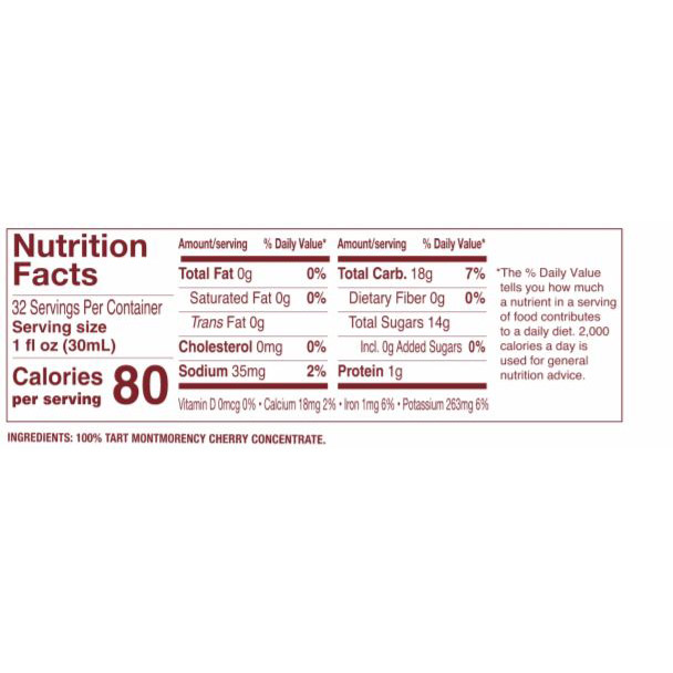 Cherry Bay Orchards Tart Cherry Concentrate 32 fl. oz., 2-pack - Image 3