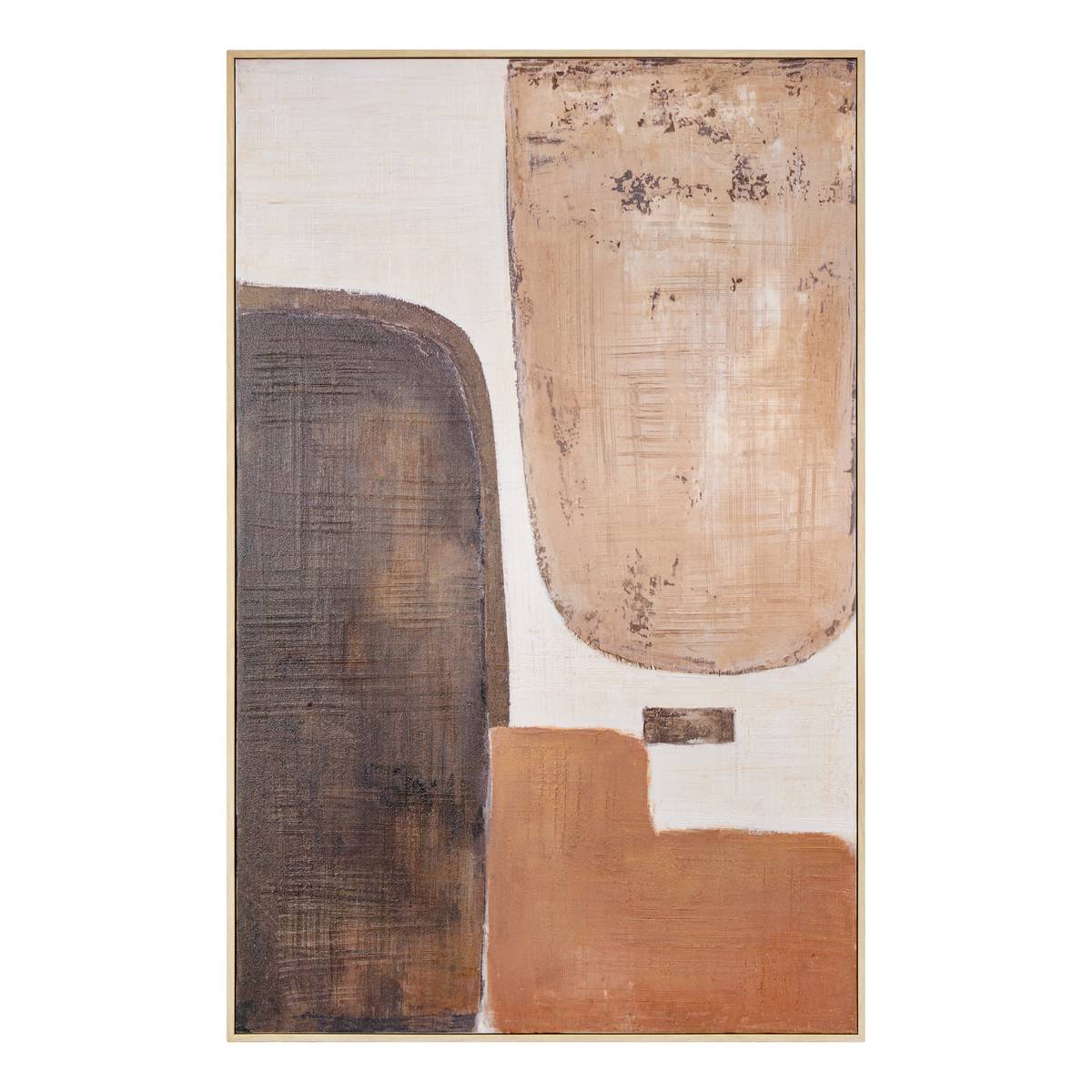 Framed Painting "Colette" Brown, 75x116 cm