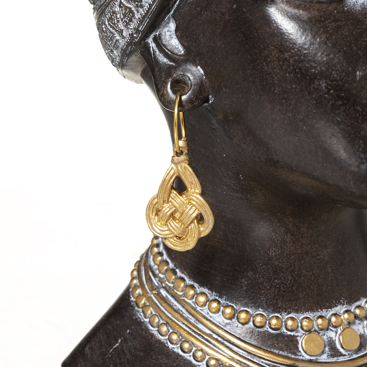 Woman's head statue Resin, H.27 cm