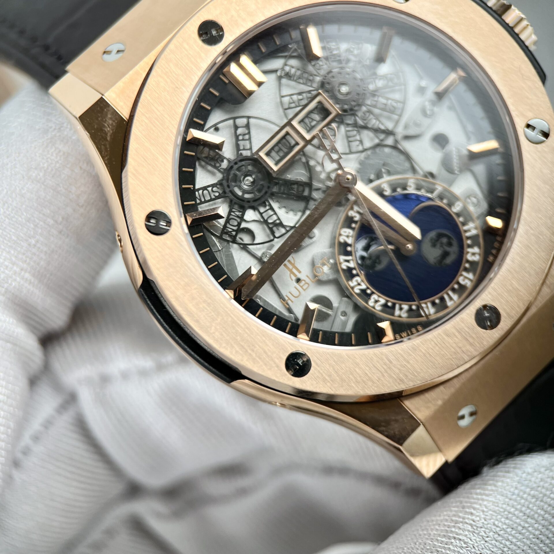 Hublot Aerofusion Moonphase King Gold Best Replica Watch 42mm - Top club