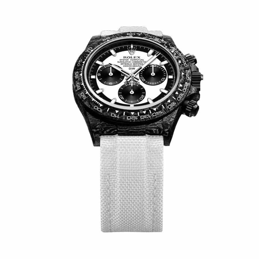 Rolex Daytona Carbon Cosmograph Cream Dial 4130CR Replica - Elite Watch Atelier