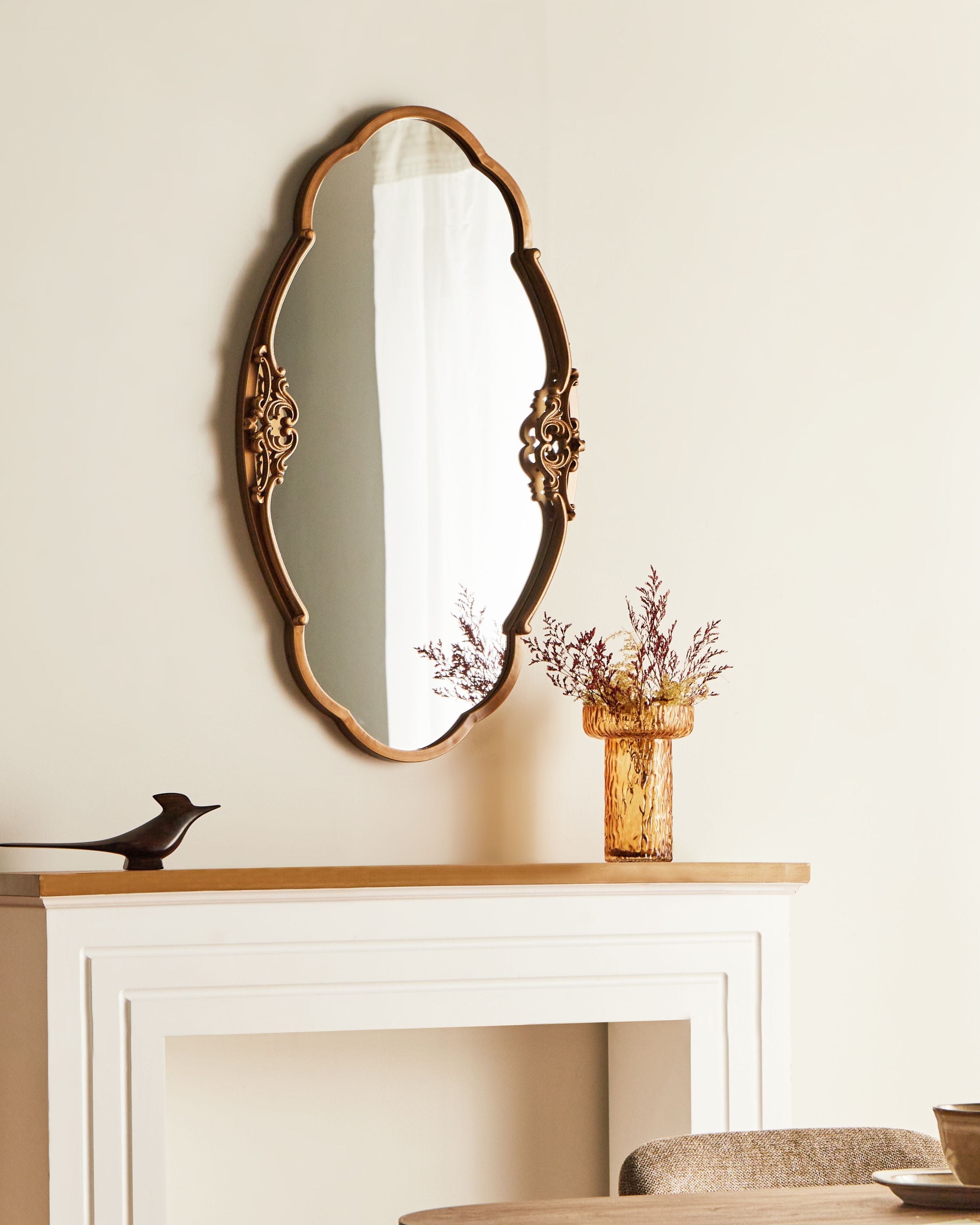 Wall Mirror EPANNES 49 cm 84 cm Gold