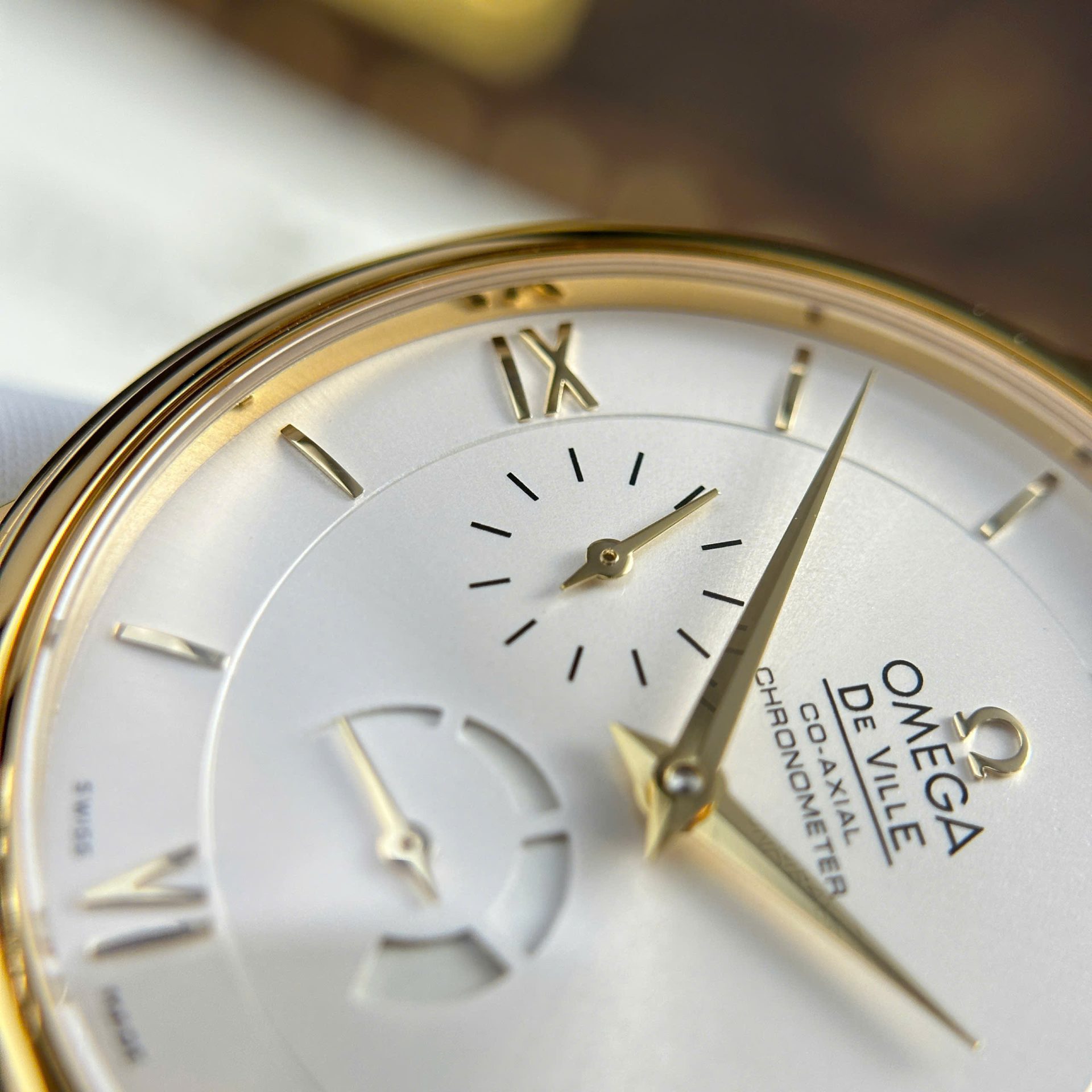 Omega De Ville Prestige Power Reserve Replica 11 Watch Leather Strap 39.5mm - Top club