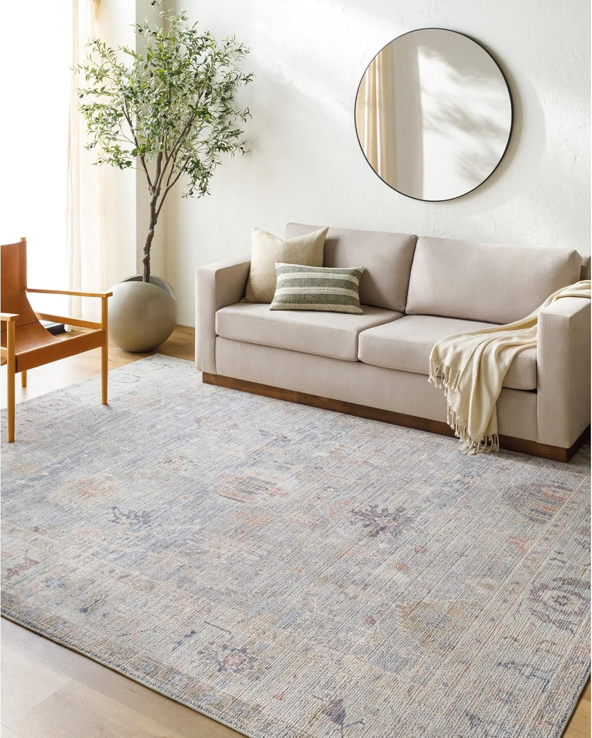 Livabliss x Becki Owens Marlene Vintage Medallion Area Rug, 9'2