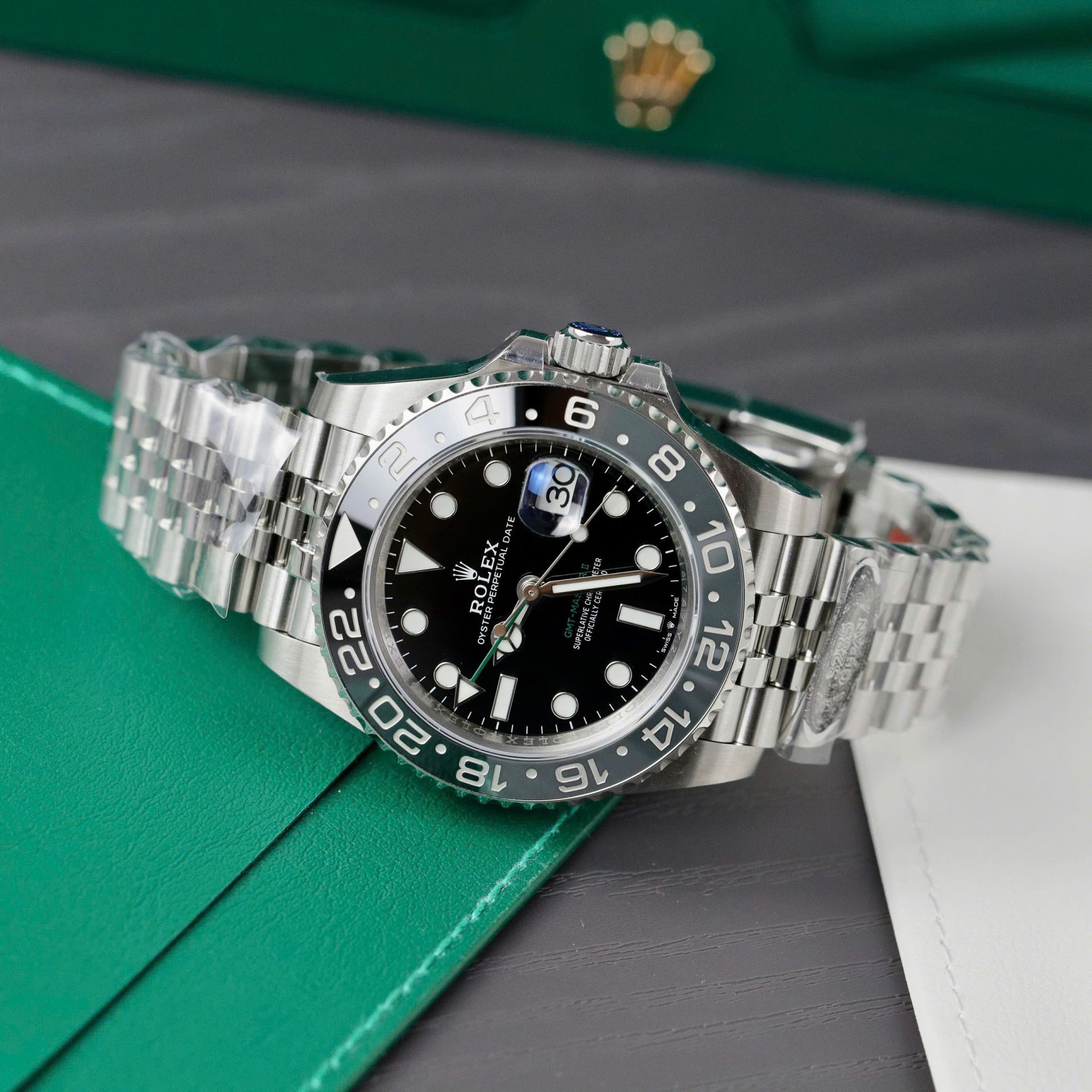 Rolex GMT-Master II 126710GRNR Replica Watch Black Dial Clean Factory 41mm - Top club