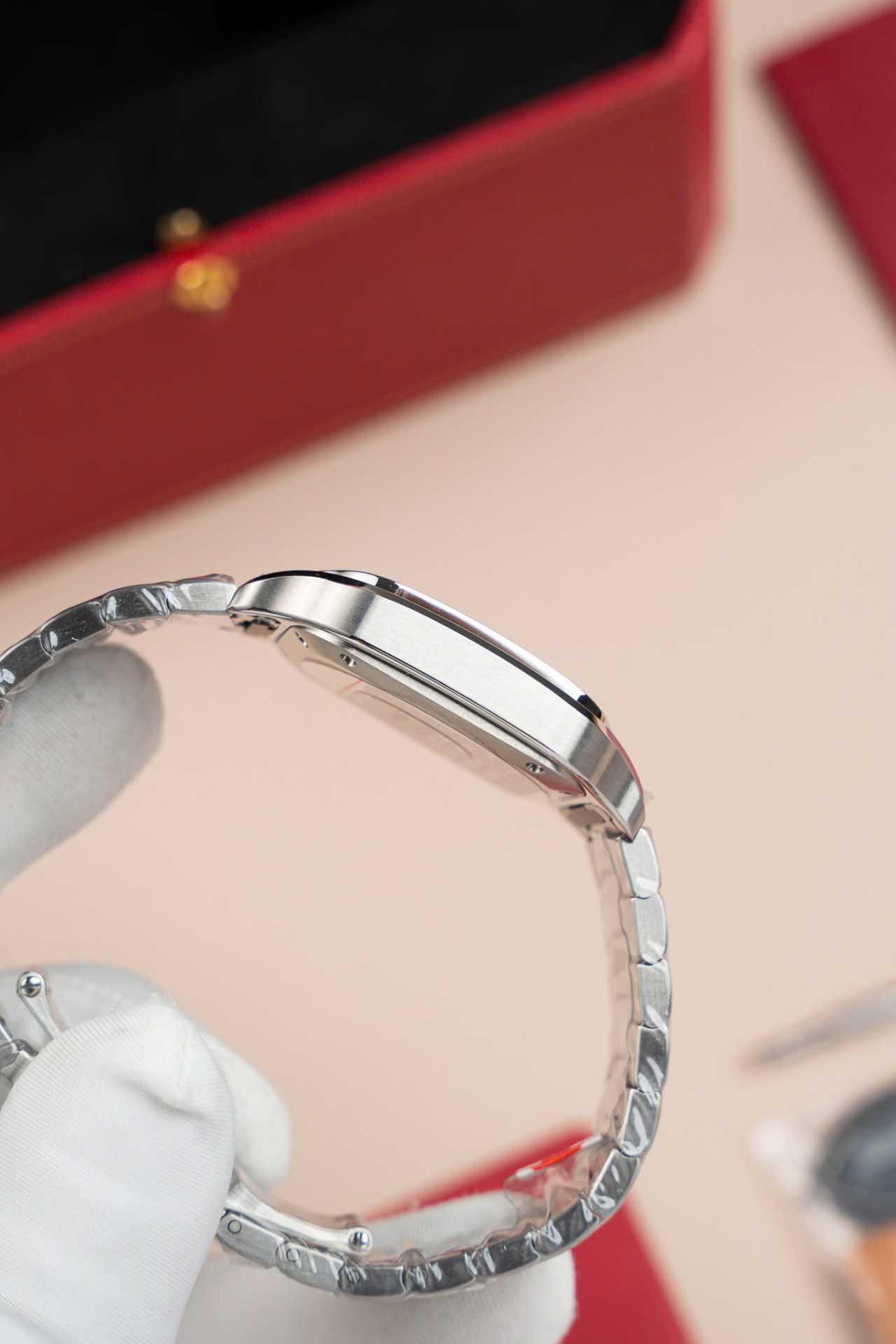 Cartier Santos WSA0065 Replica Watch Women Dial Brown BV Factory 35mm - Top club