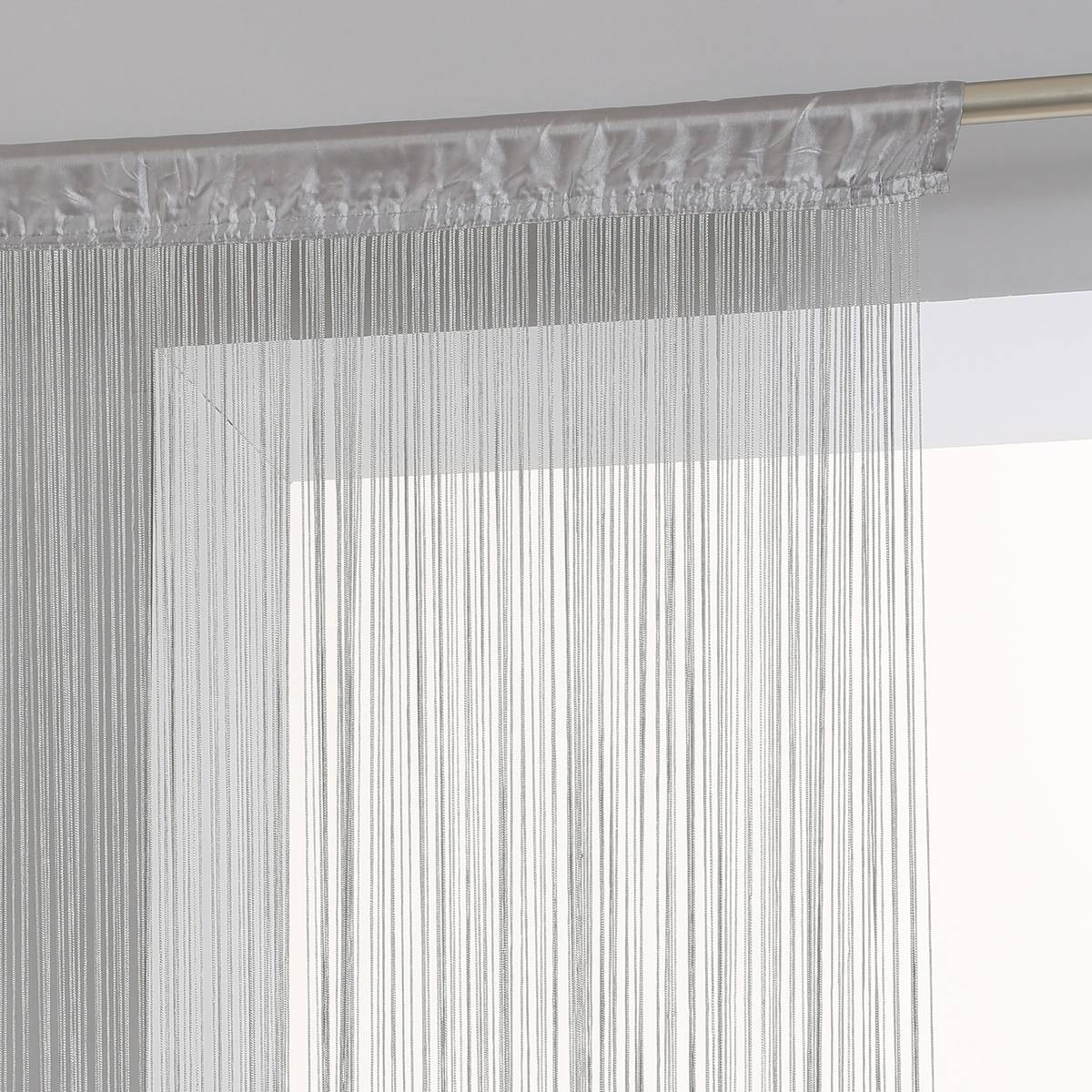 Thread curtain Grey, 90x200 cm