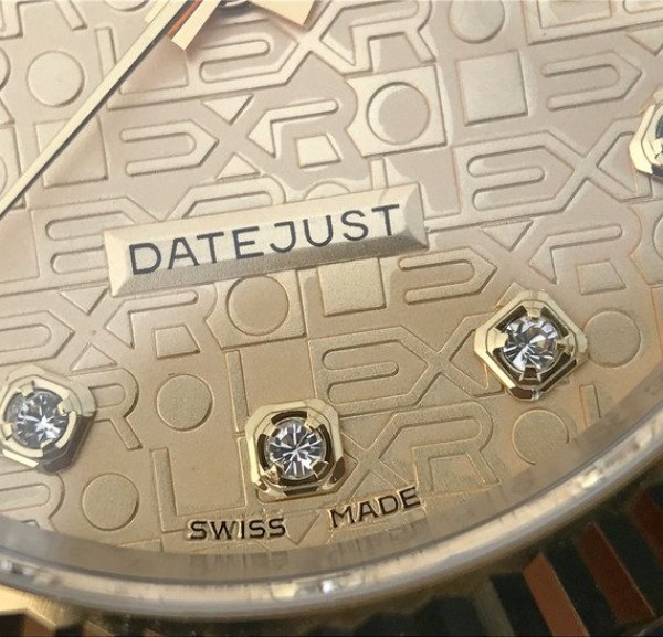 Replica Rolex DateJust 41mm SS/YG YG Textured Dial YG Wrapped Fluted Bezel SS/YG Bracelet A2836 - Top club