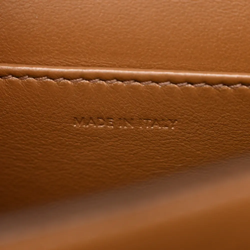 Celine Camel Box Replica Handbag with Gold Hardware1:1High-quality replica
