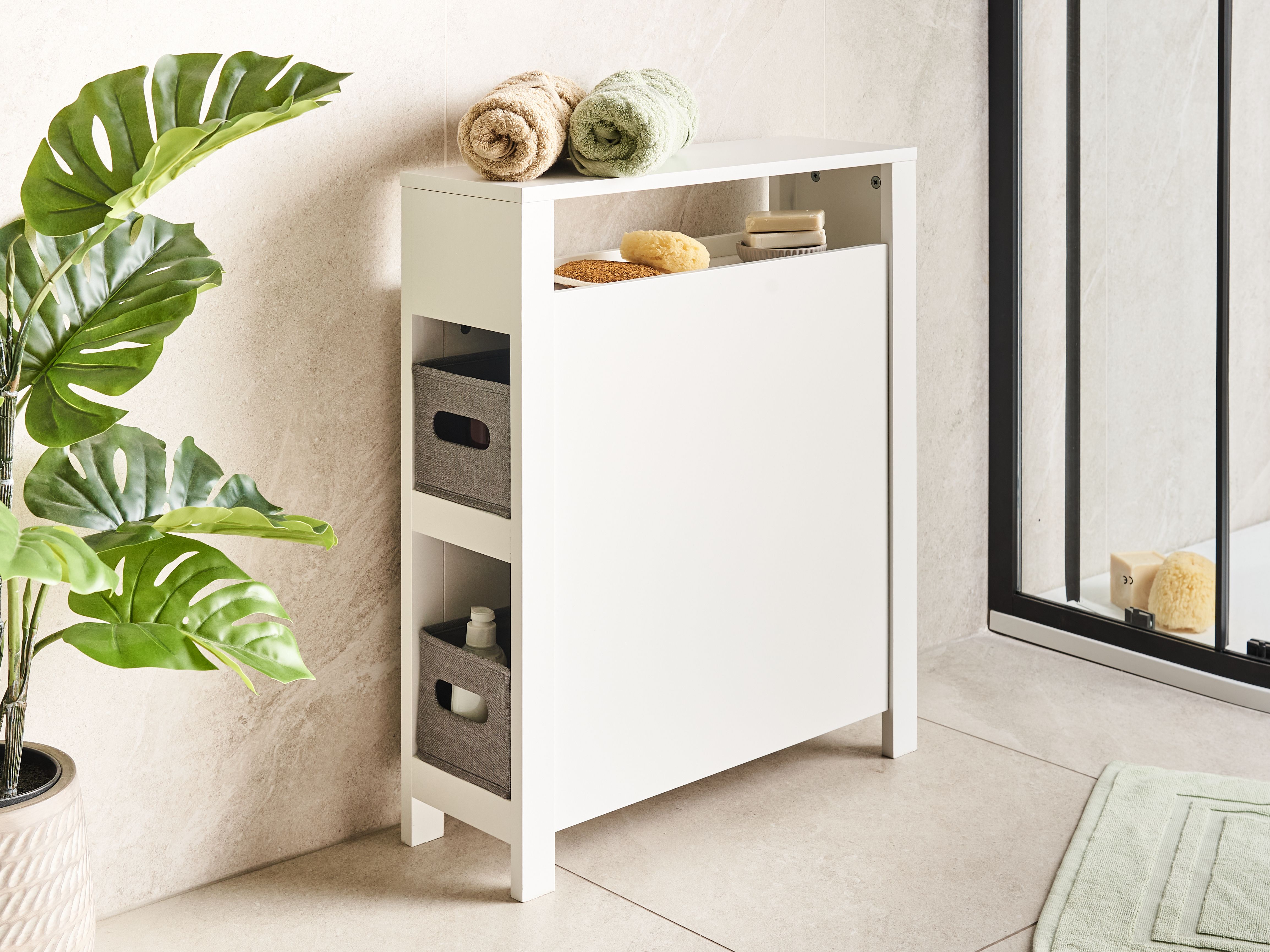 Bathroom Cabinet CACHI 20 cm White