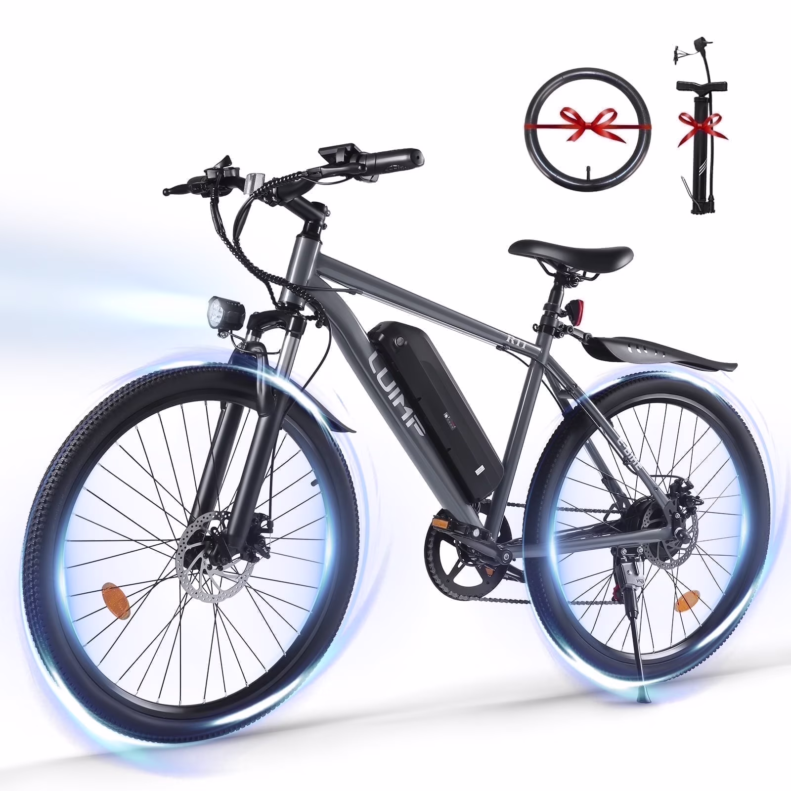 Hipatoo 26" Electric Bike 500W 20MPH E-bike, 36V 10.4Ah Battery, Ebike for Adults, E Bike UL2849 - Image 11