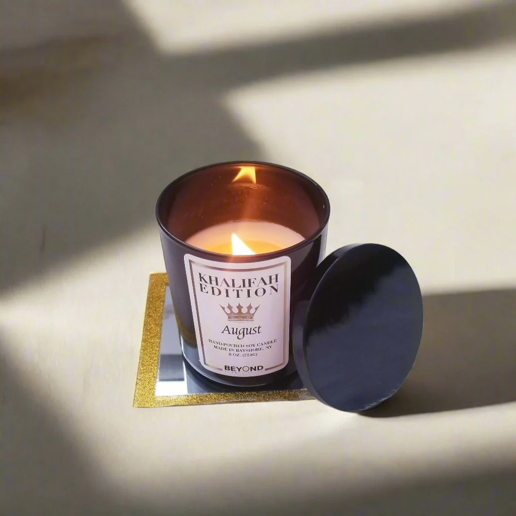 August Coconut Apricot Candle