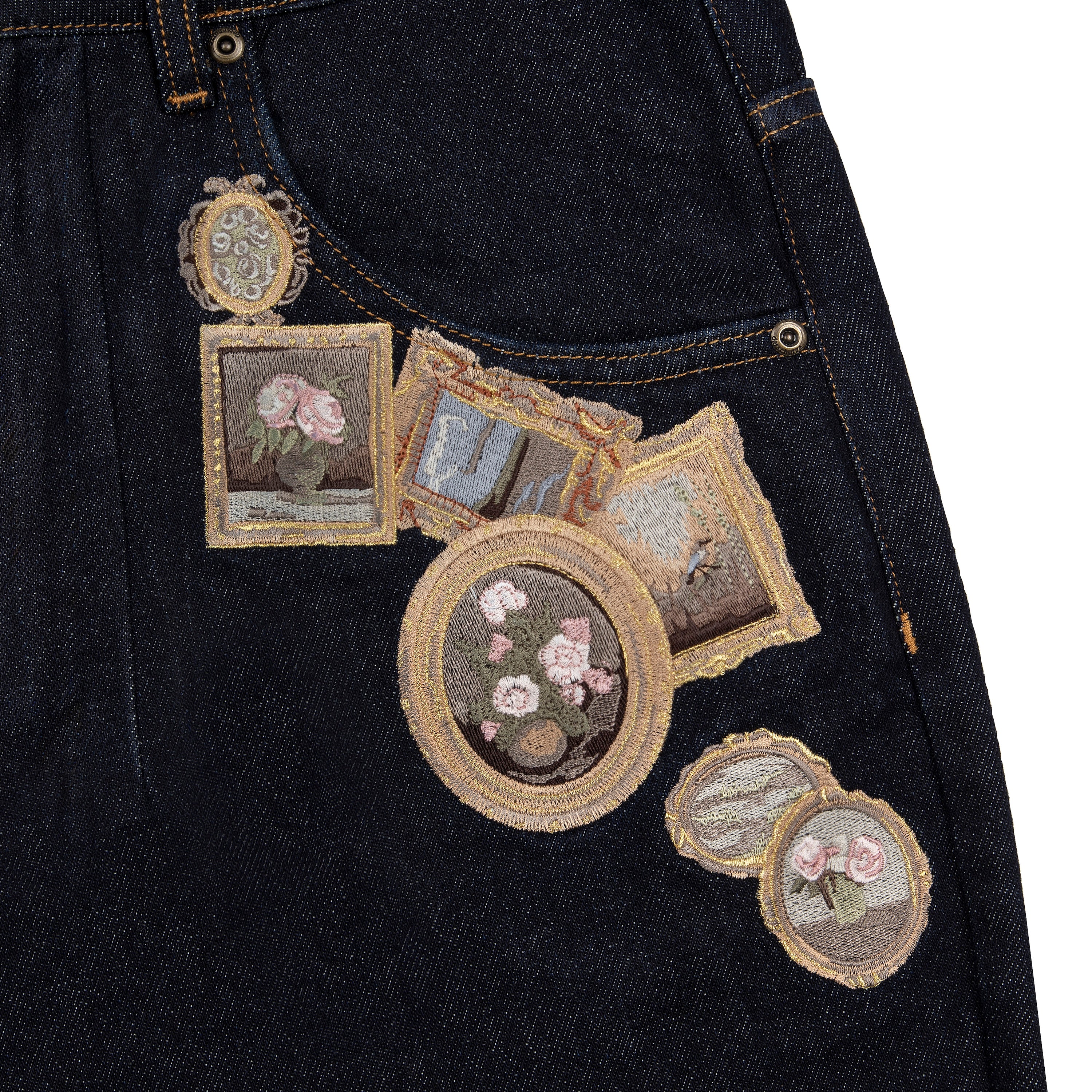 "gallery" raw Denim