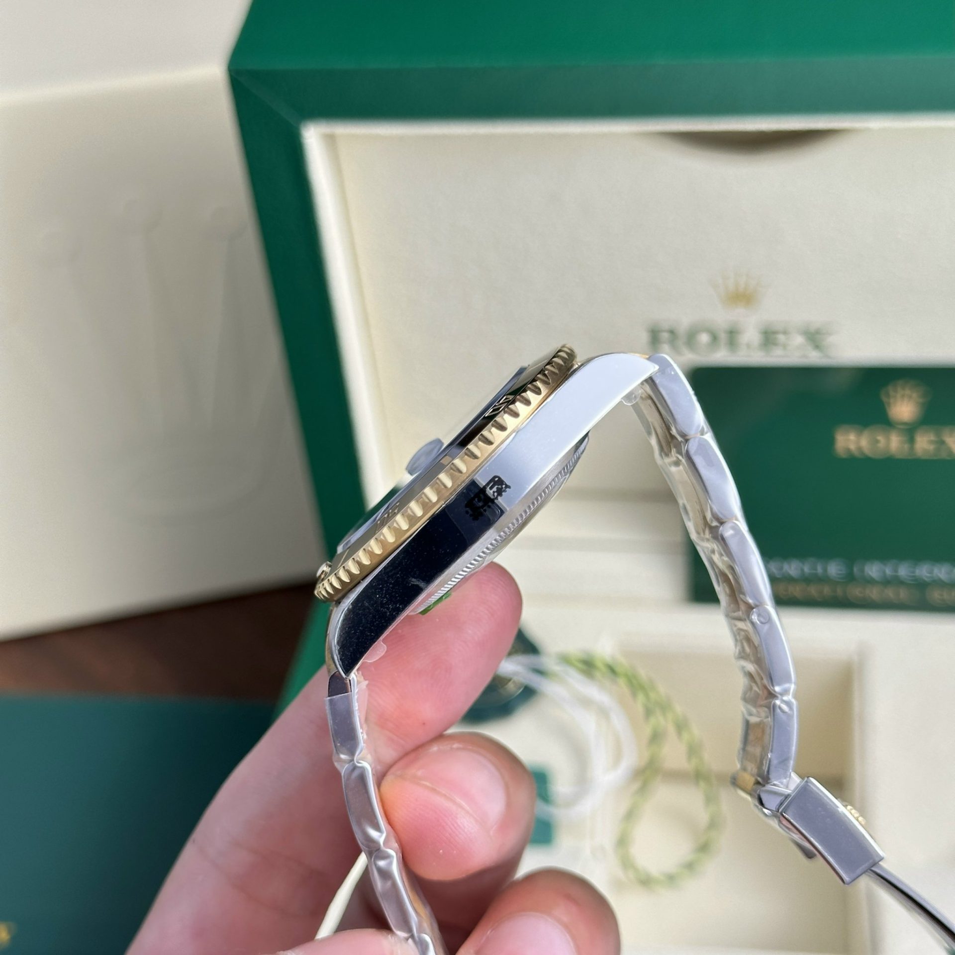 Rolex Replica Watch Submariner Date 126613LN Demi Gold Black Dial VS Factory 41mm - Top club