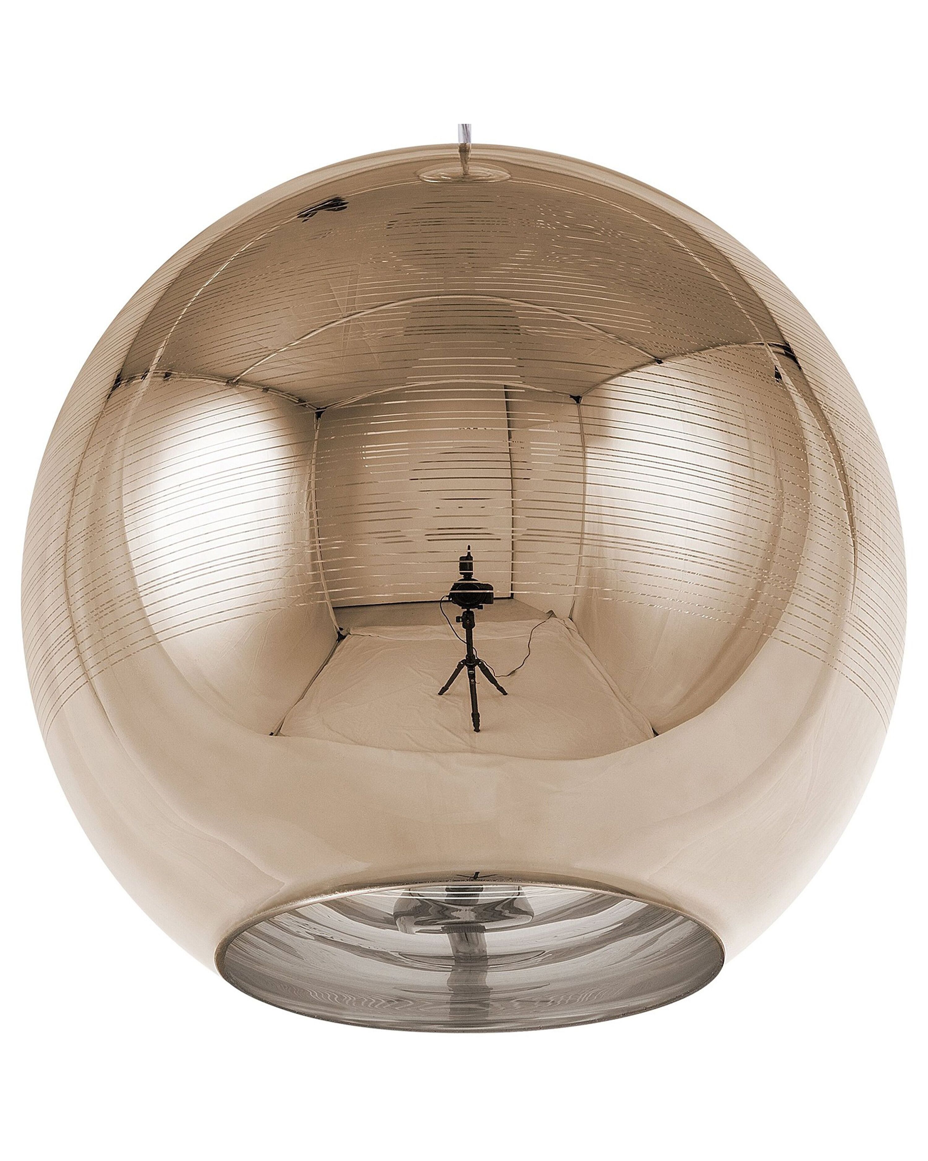 Pendant Lamp ASARO Glass Gold