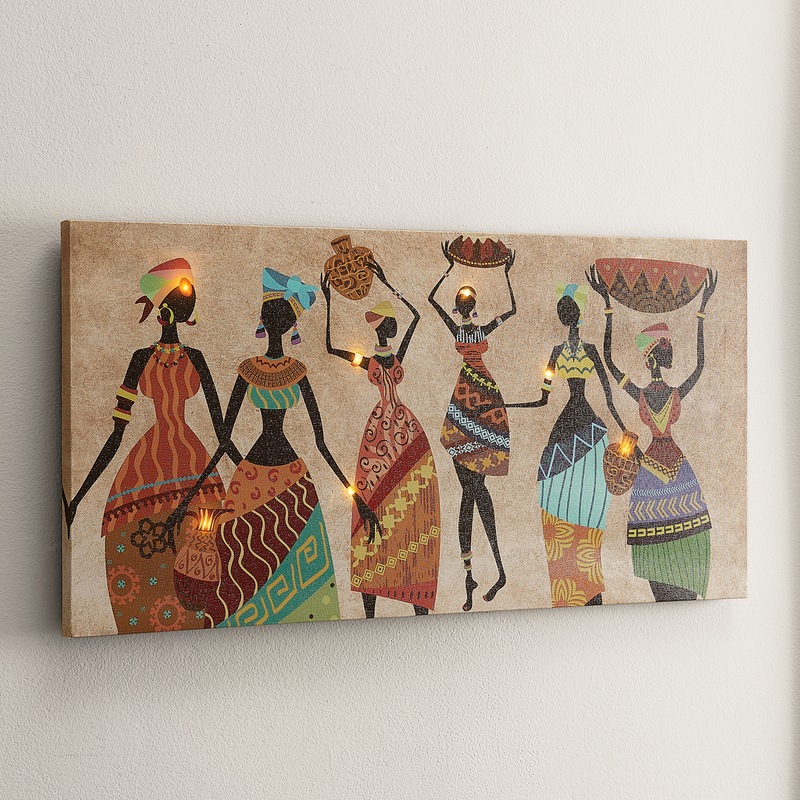 Lit Dancing Ladies Canvas - MIDNIGHT VELVET CATALOG