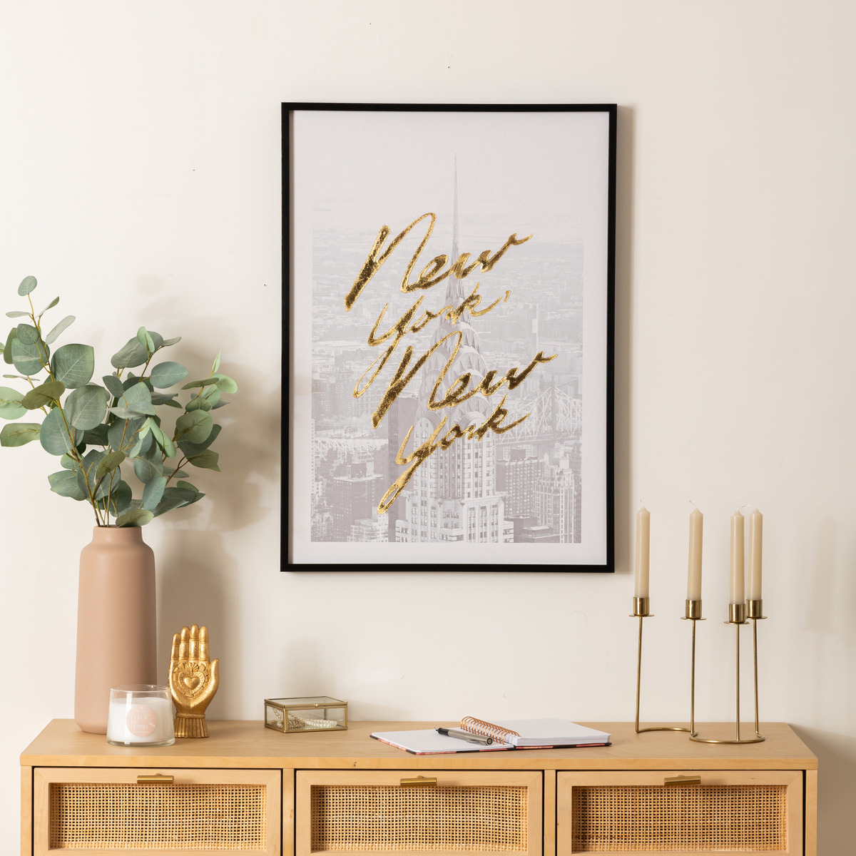 Framed canvas print "Betty" 50x70 cm