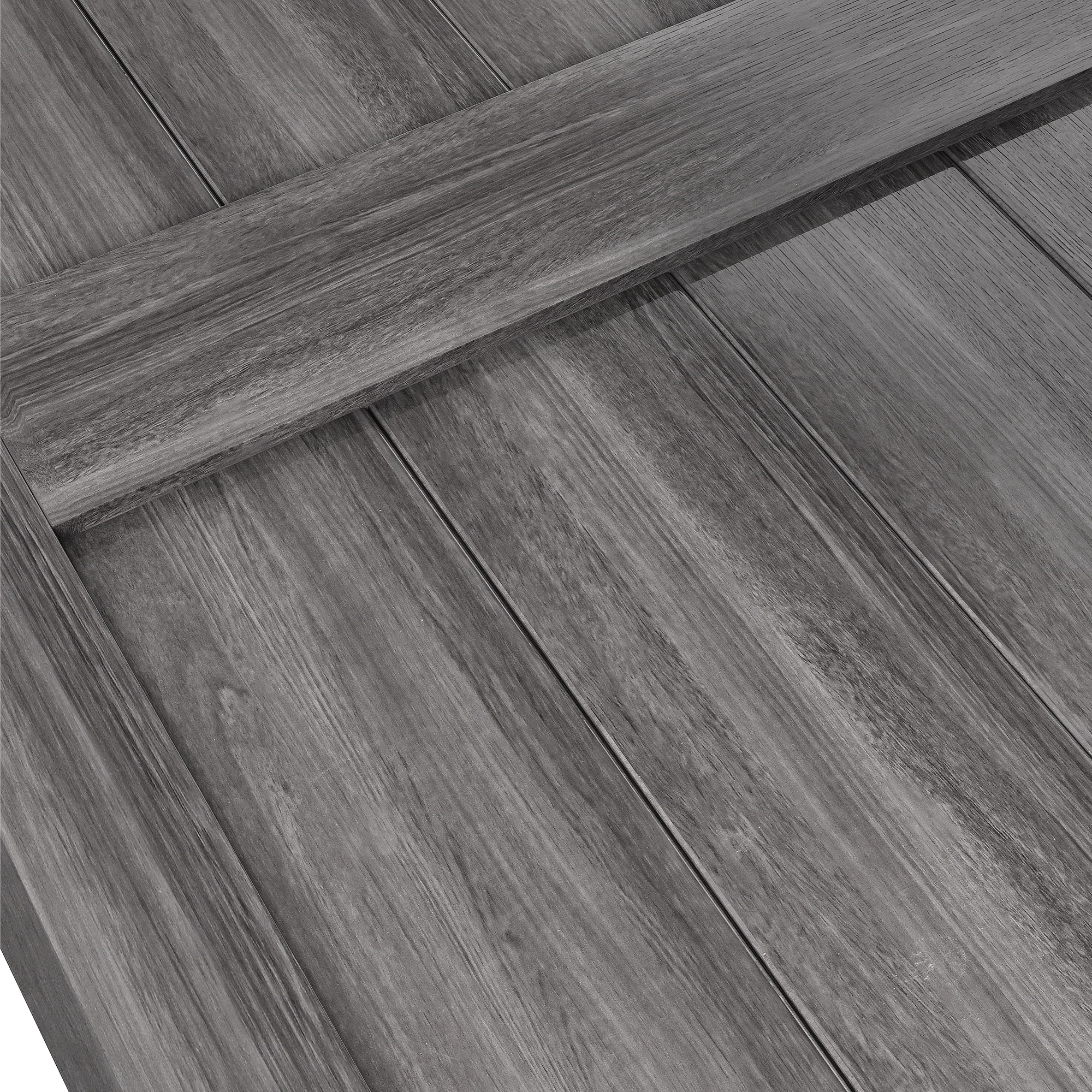 Uforic 48" x 84" Silding Barn Door,with Hardware Kit Rail,and Handle,Pulleys, Gray - Image 9