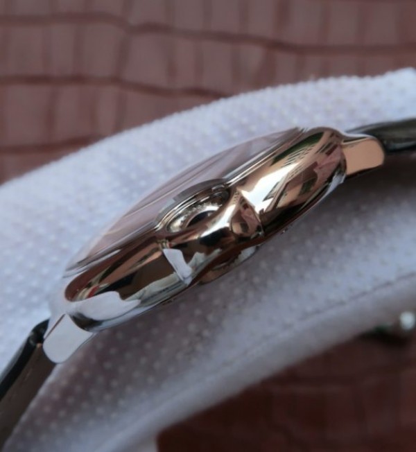 Replica Cartier JF Ballon Bleu 42mm White Textured Dial Black Leather Strap MIYOTA9015 - Top club