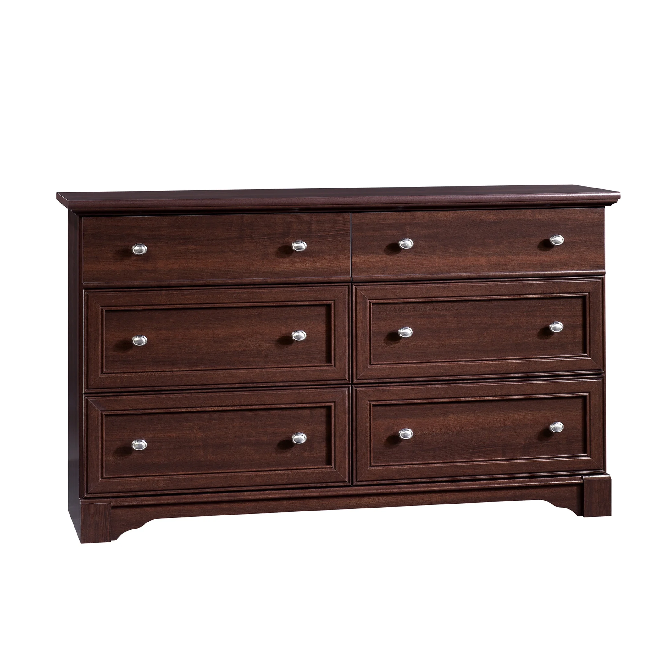 Sauder Palladia 6-Drawer Bedroom Dresser, Vintage Oak Finish - Image 14