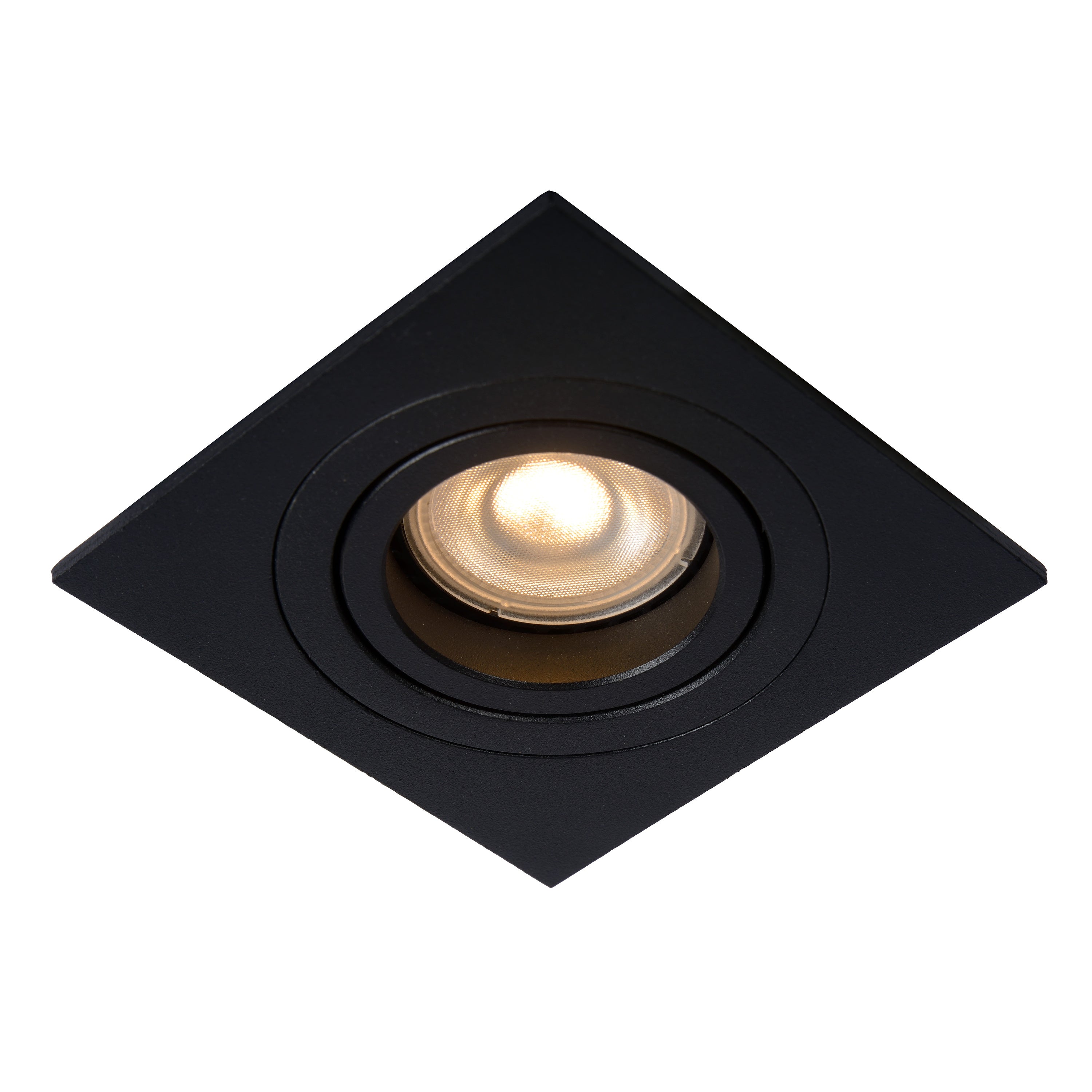 Lucide TUBE - Inbouwspot - 1xGU10 - Zwart