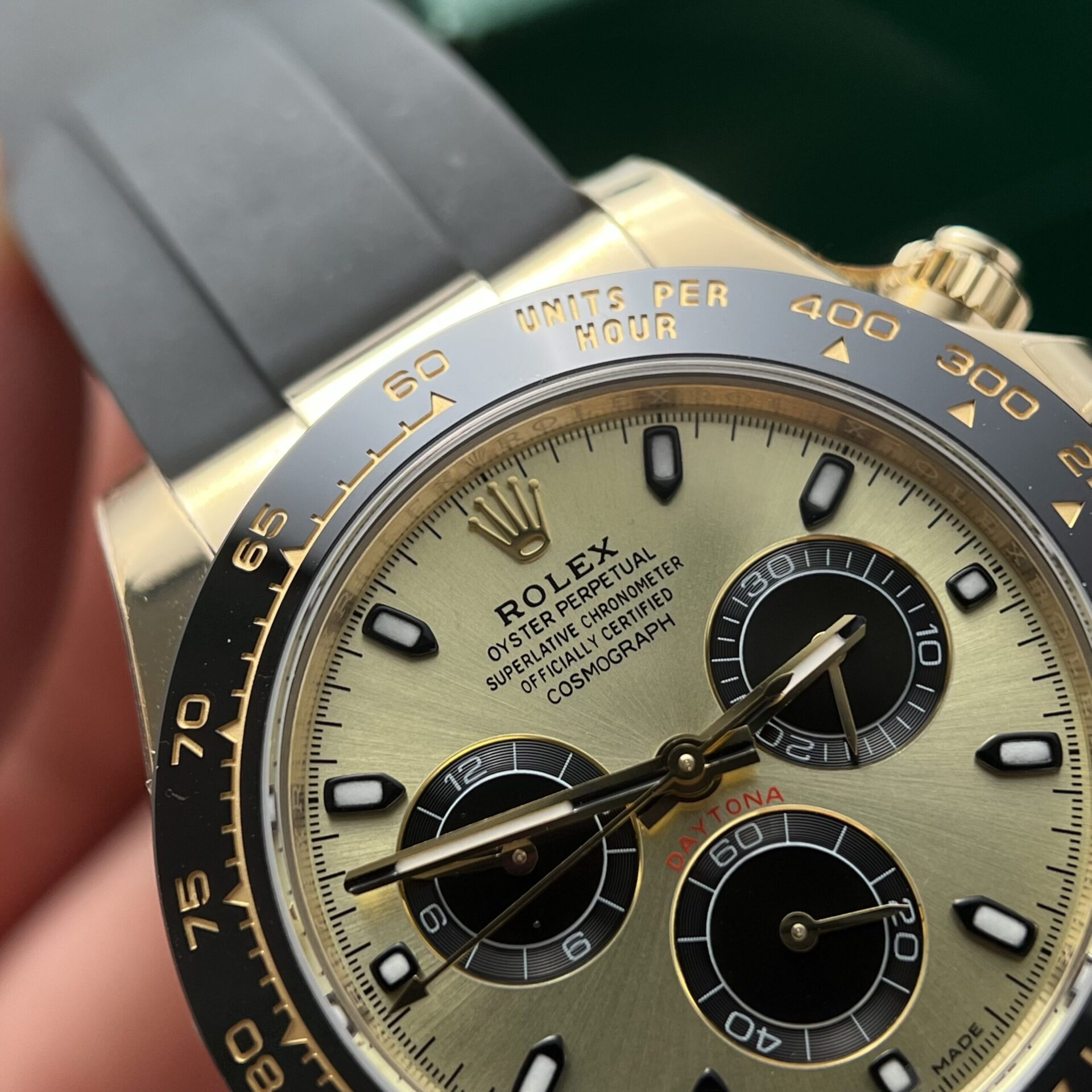 Rolex Replica Watch Cosmograph Daytona 116518LN Dial Yellow BT Factory 40mm - Elite Watch Atelier