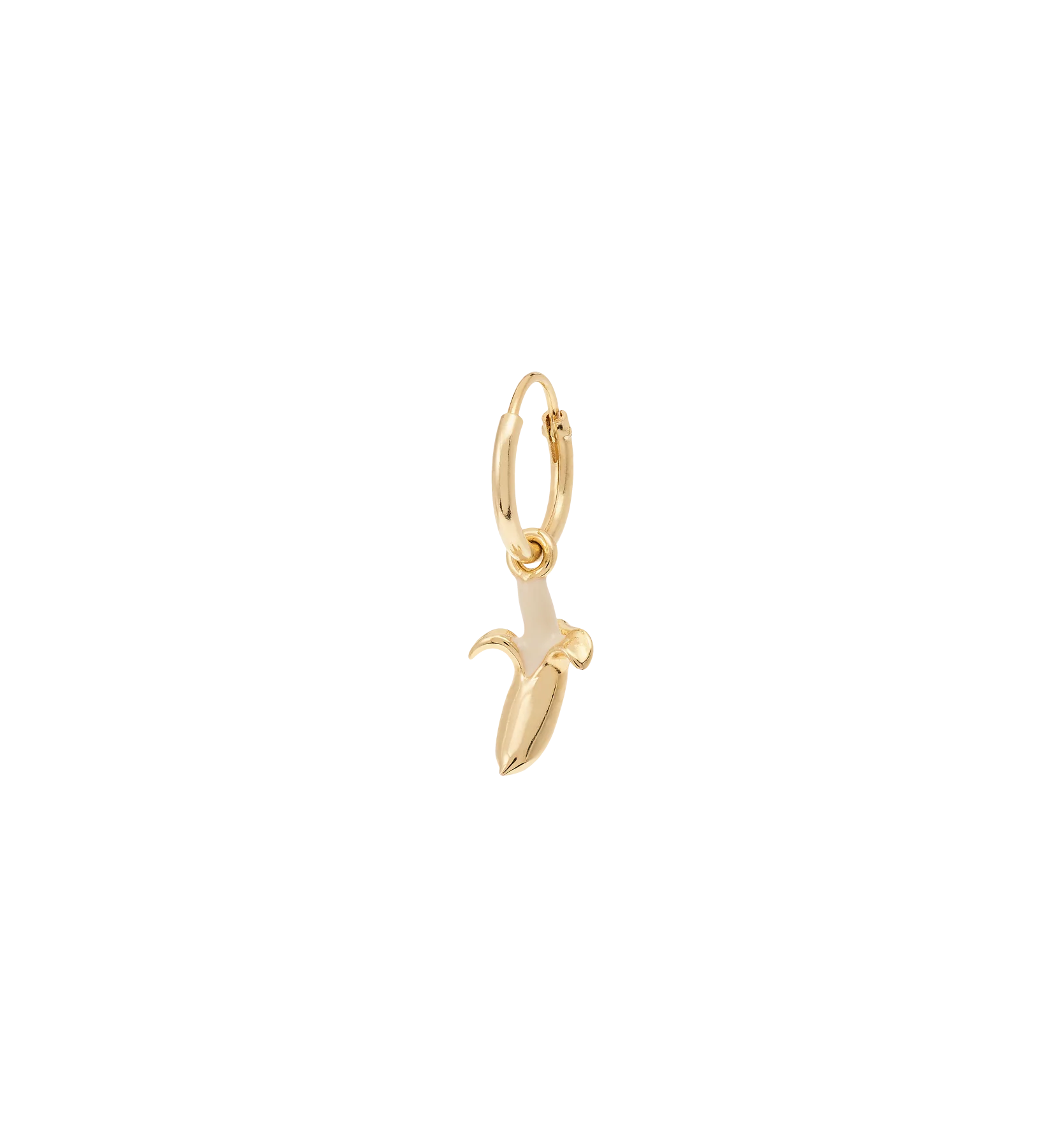 Single Banana Ring Earring