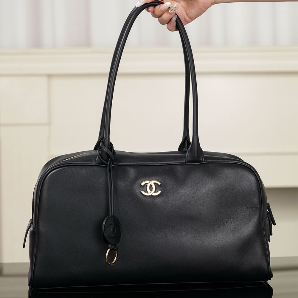 CHANEL Large Bowling Bag(HIGH-END GRADE)
