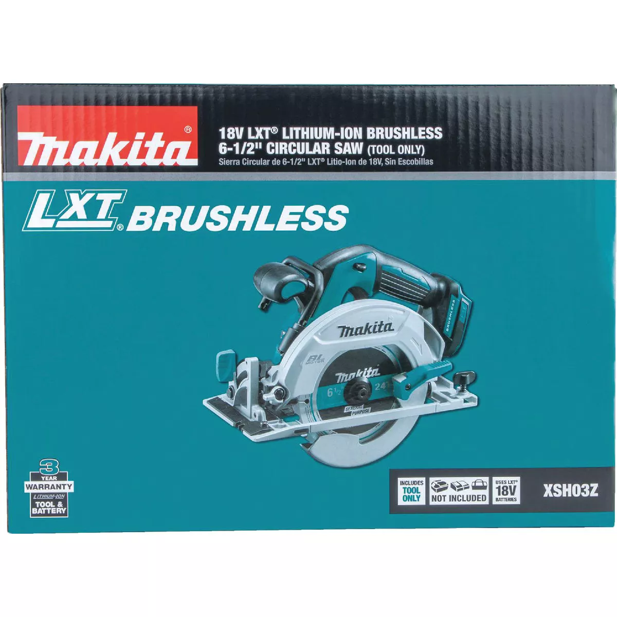 Makita 18V LXT Lithium-Ion Brushless 6-1/2 In. Cordless Circular Saw (Tool Only)