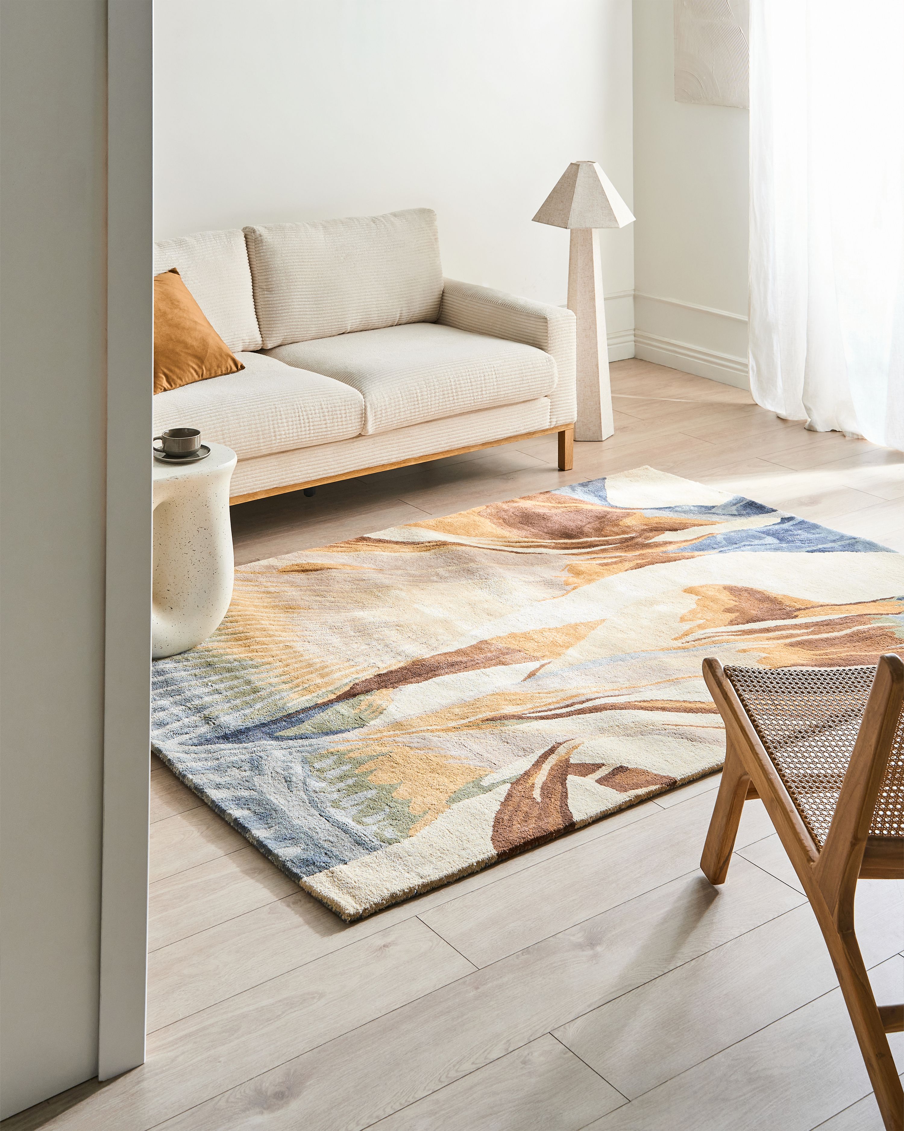 Rug SWABI Multicolour 160 x 230 cm Viscose