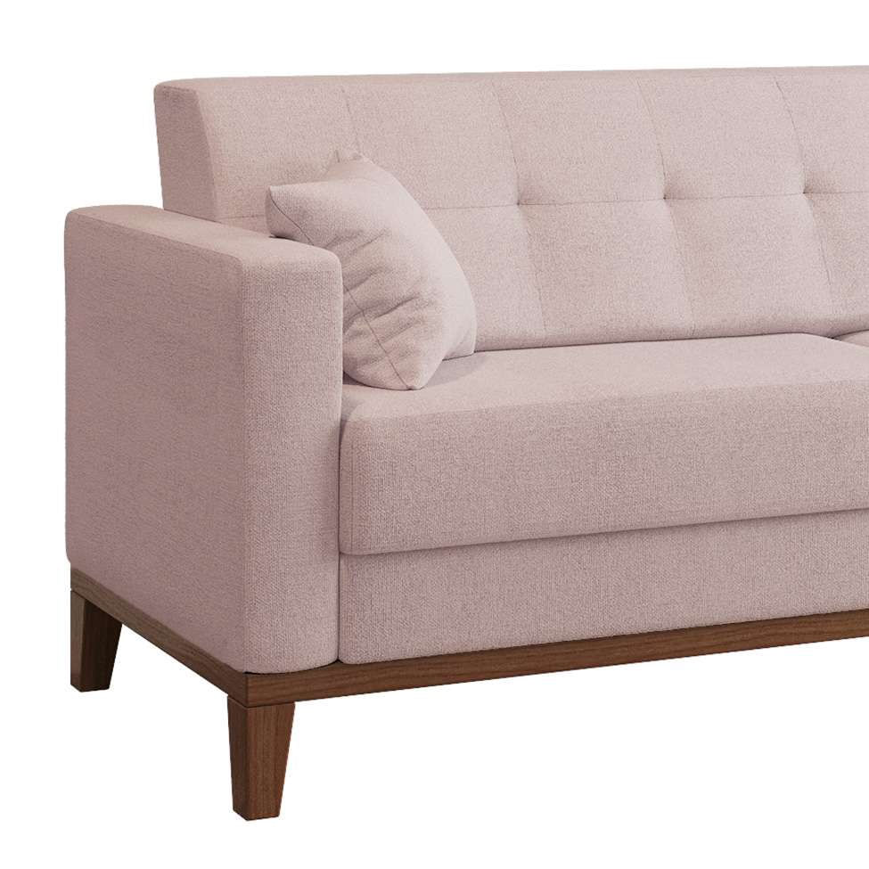 Sofá 3 Lugares Narvik Linho Cru em Promoção | Ofertas na Americanas