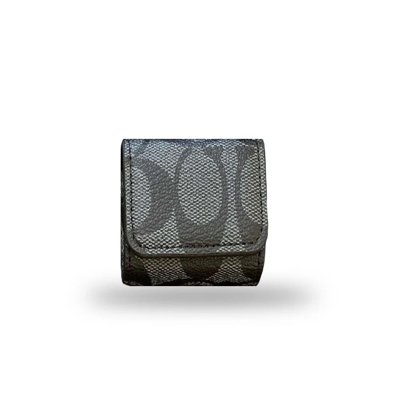 Luxury Coach AirPods Cases Black-YH240425 - Wholesale & Influencer