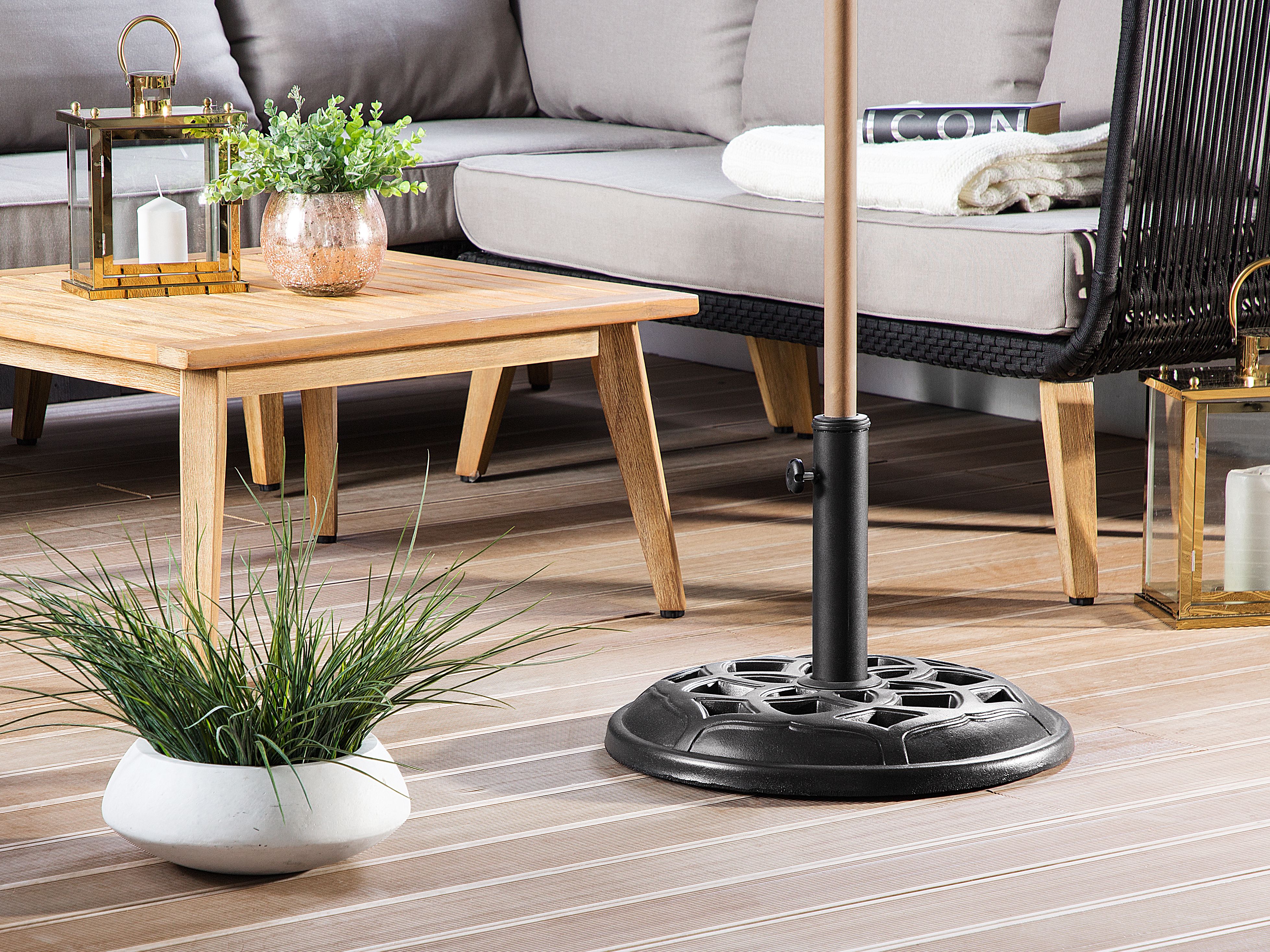 Parasol Base CETO Black Round 23 kg