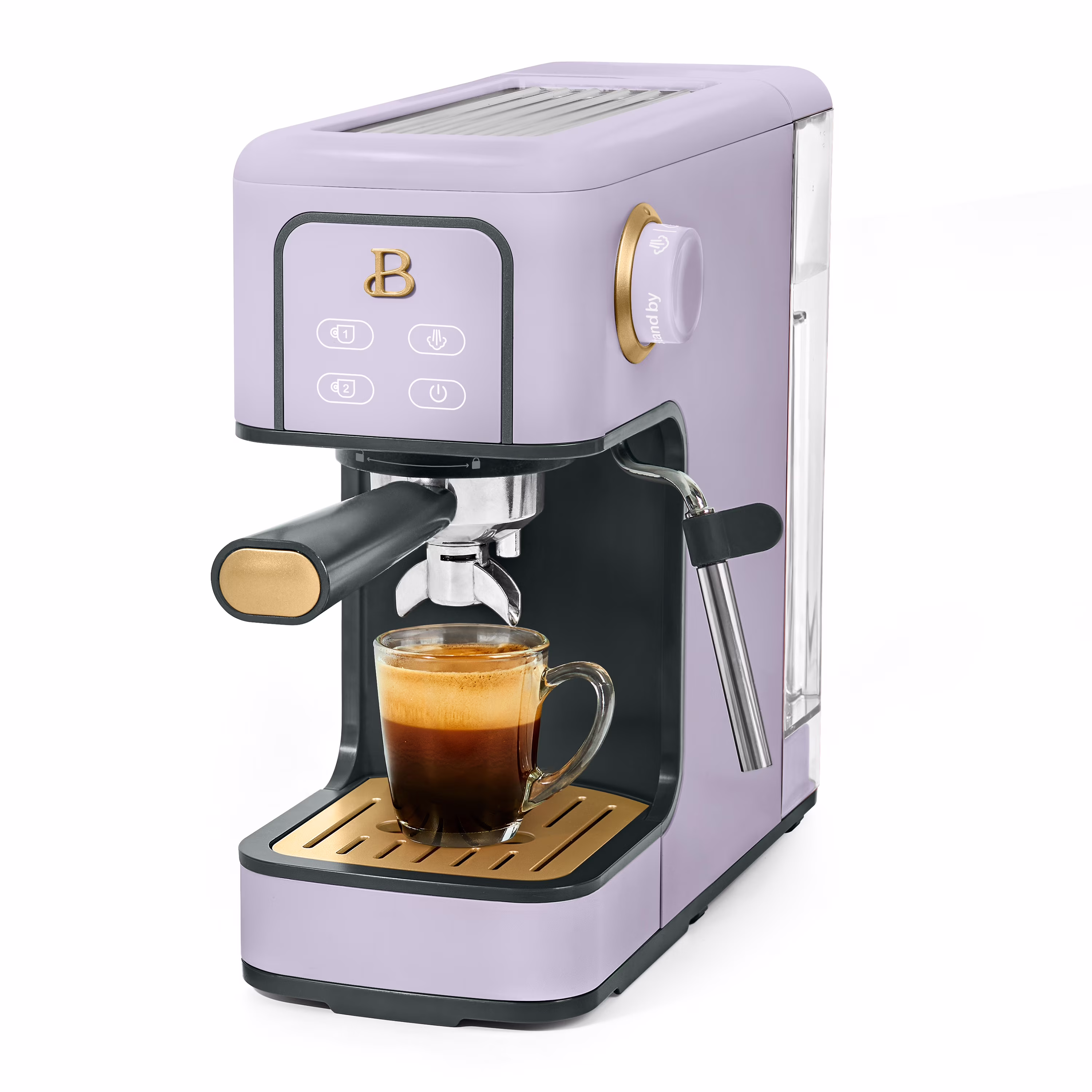 Beautiful Slim Espresso Machine with 20-Bar Pressure, Black Sesame by Drew Barrymore - Image 9