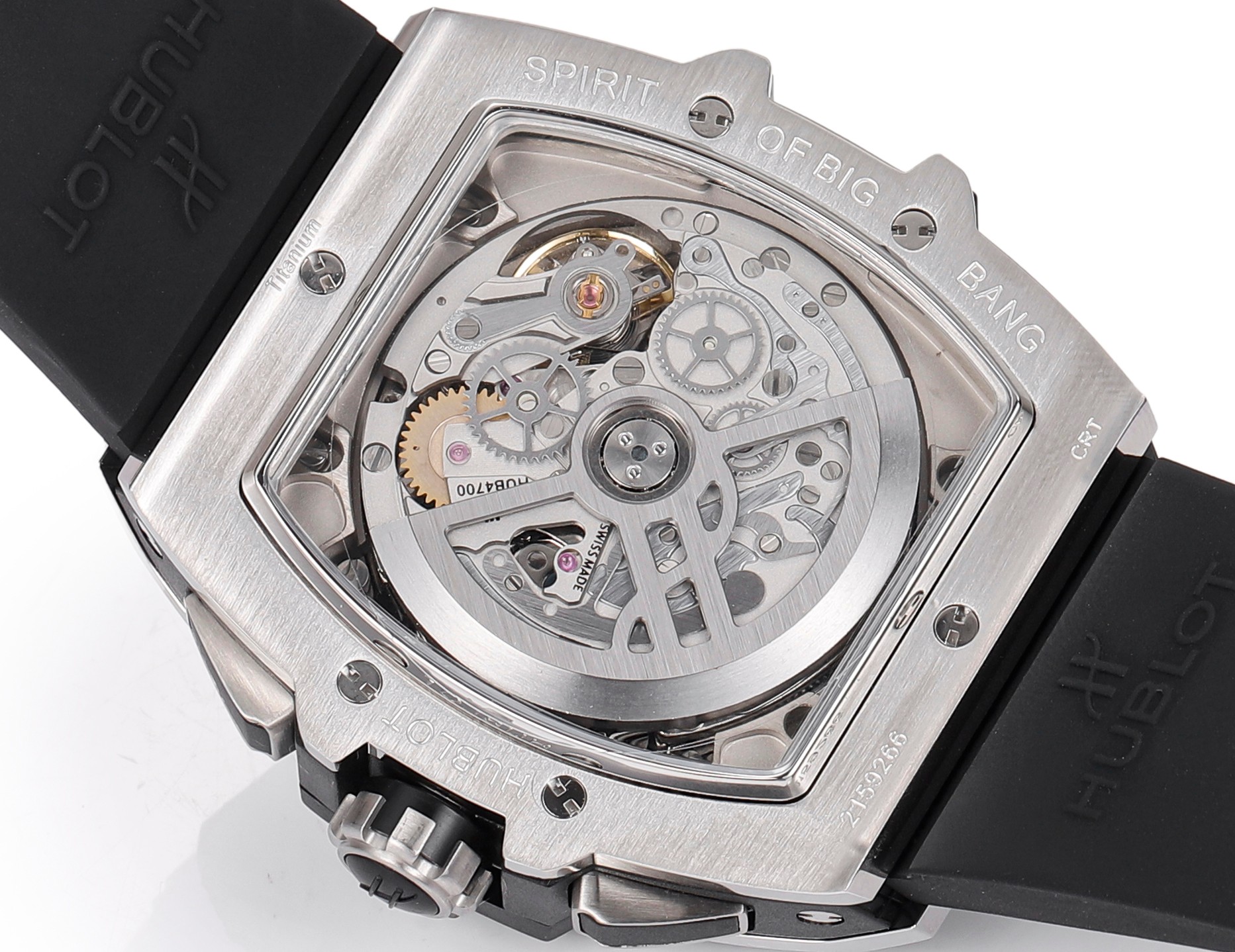 Hublot Spirit of Big Bang Textured Rubber Strap(1:1 replica) - Top club