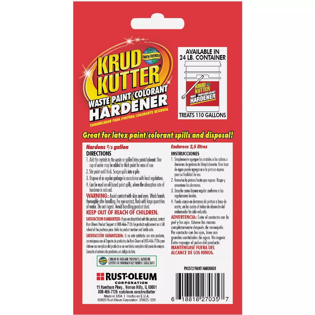 Krud Kutter 3.5 Oz. Waste Paint/Colorant Hardener Pouch