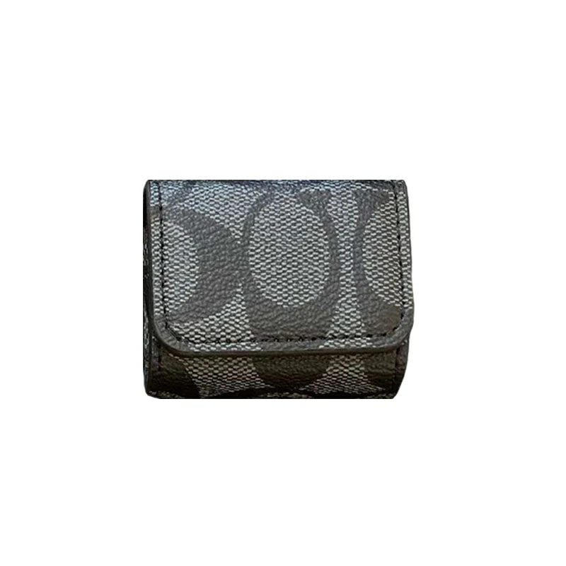 Luxury Coach AirPods Cases Coffee-YH240425 - Wholesale & Influencer