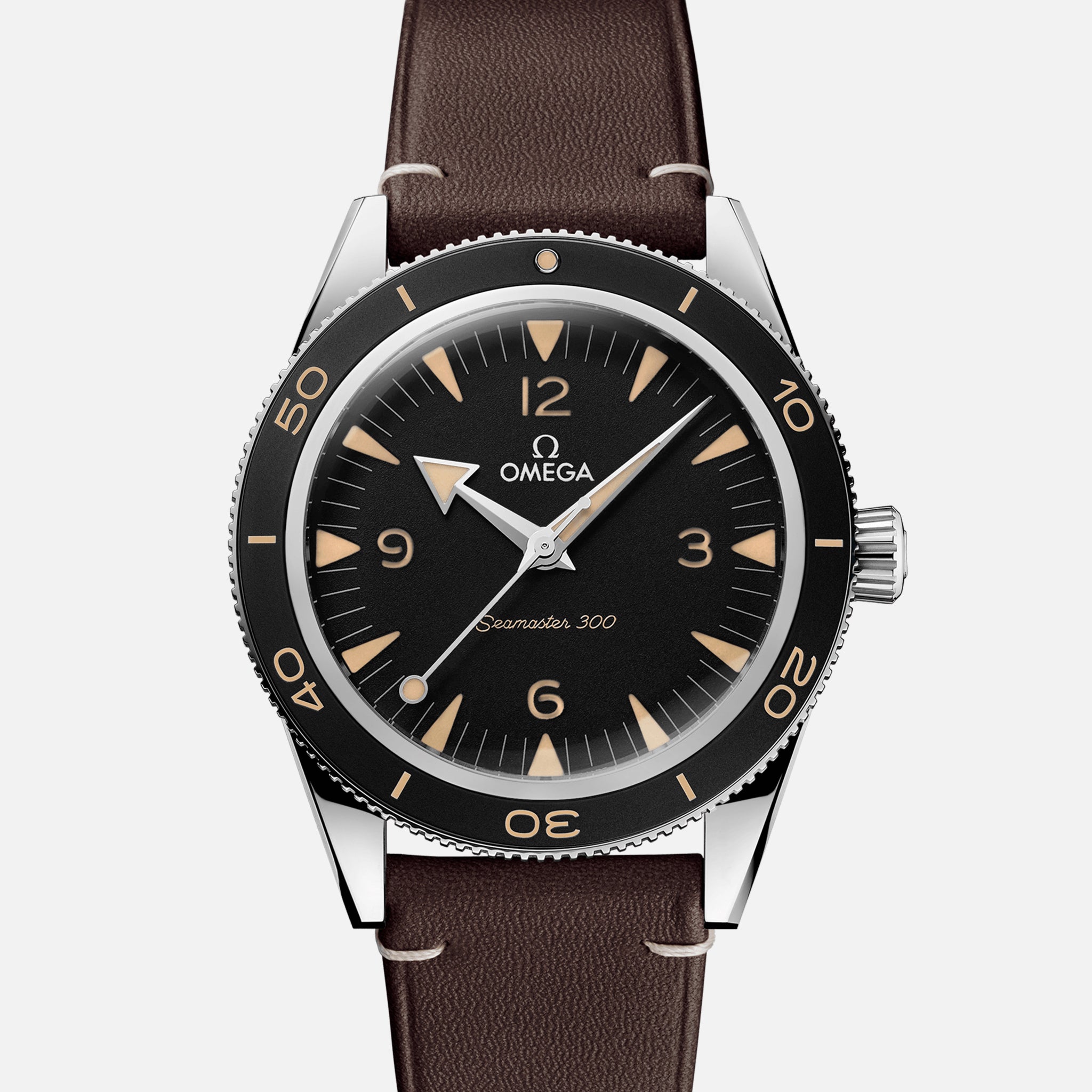 Seamaster 300 Co-Axial Master Chronometer 41mm Black Dial On Strap(1:1 replica) - Top club