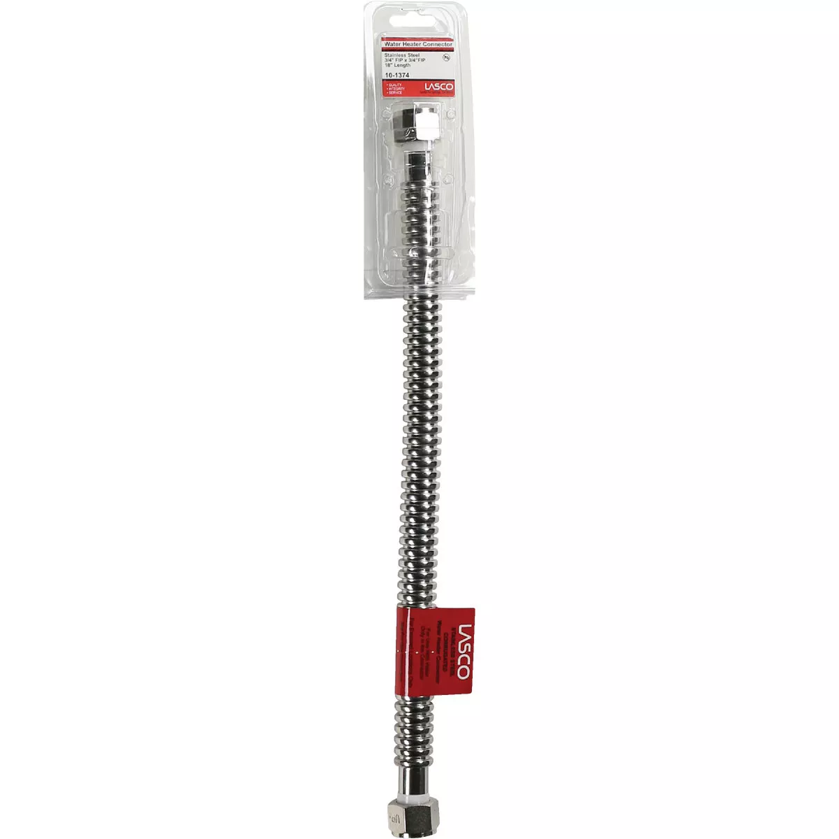 Lasco MagnaFlex 3/4 In. FIP x 3/4 In. FIP x 18 In. L Water Heater Connector