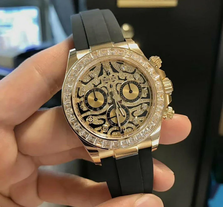 Rolex Daytona Eye of the Tiger Yellow Gold 116588TBR(1:1 replica) - Top club