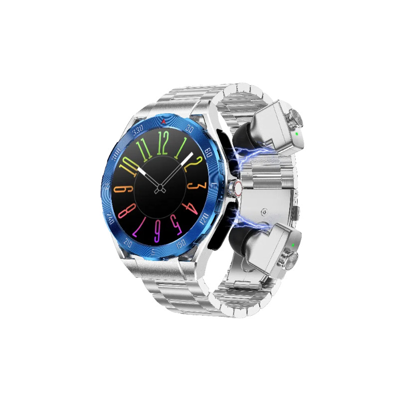 Smartwatch F33TWS with earphones, 2-in-1 Bluetooth calling, heart rate, sports and health monitoring, new cross-border model watch
