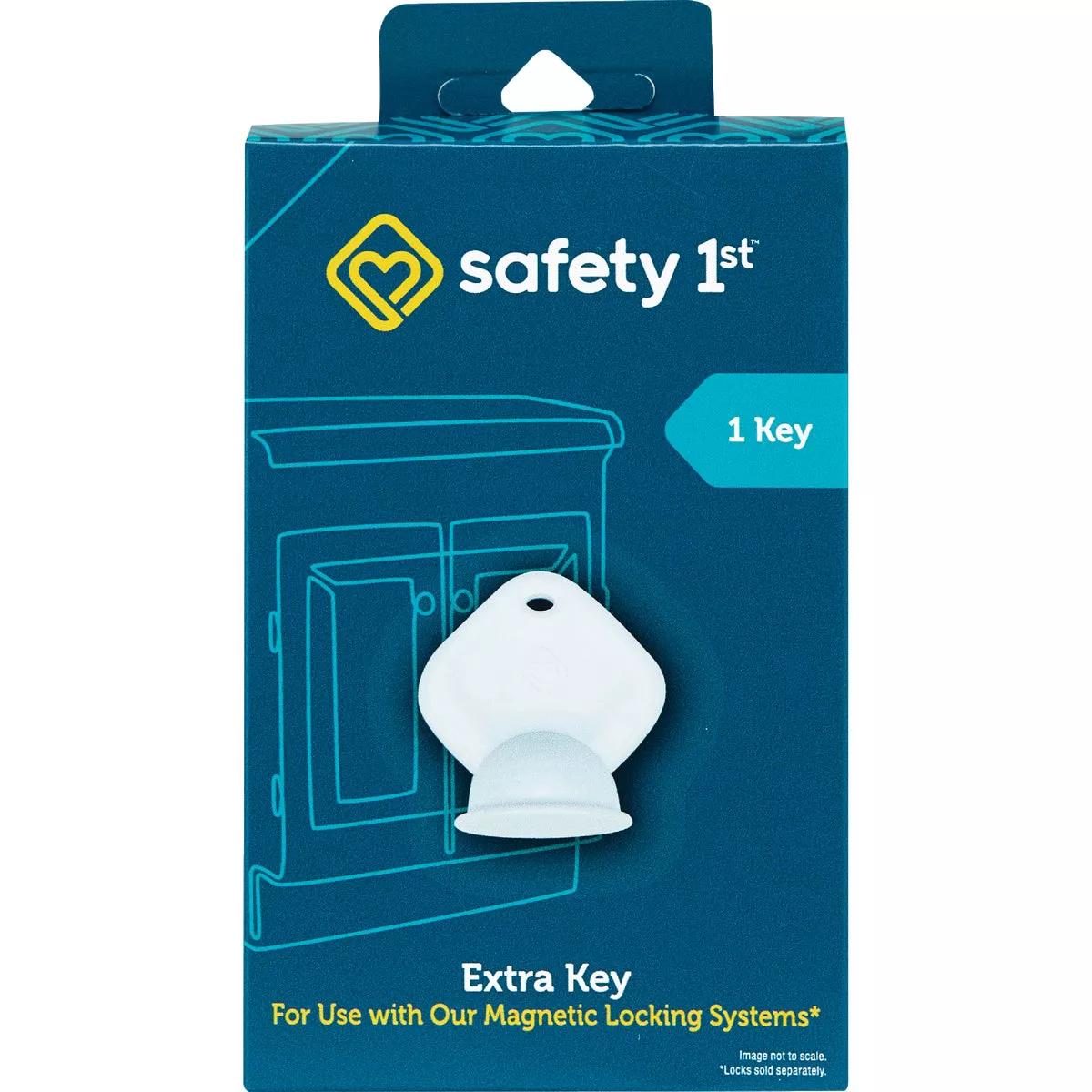 Safety 1st Secure-to-Explore Adhesive Magnetic Key