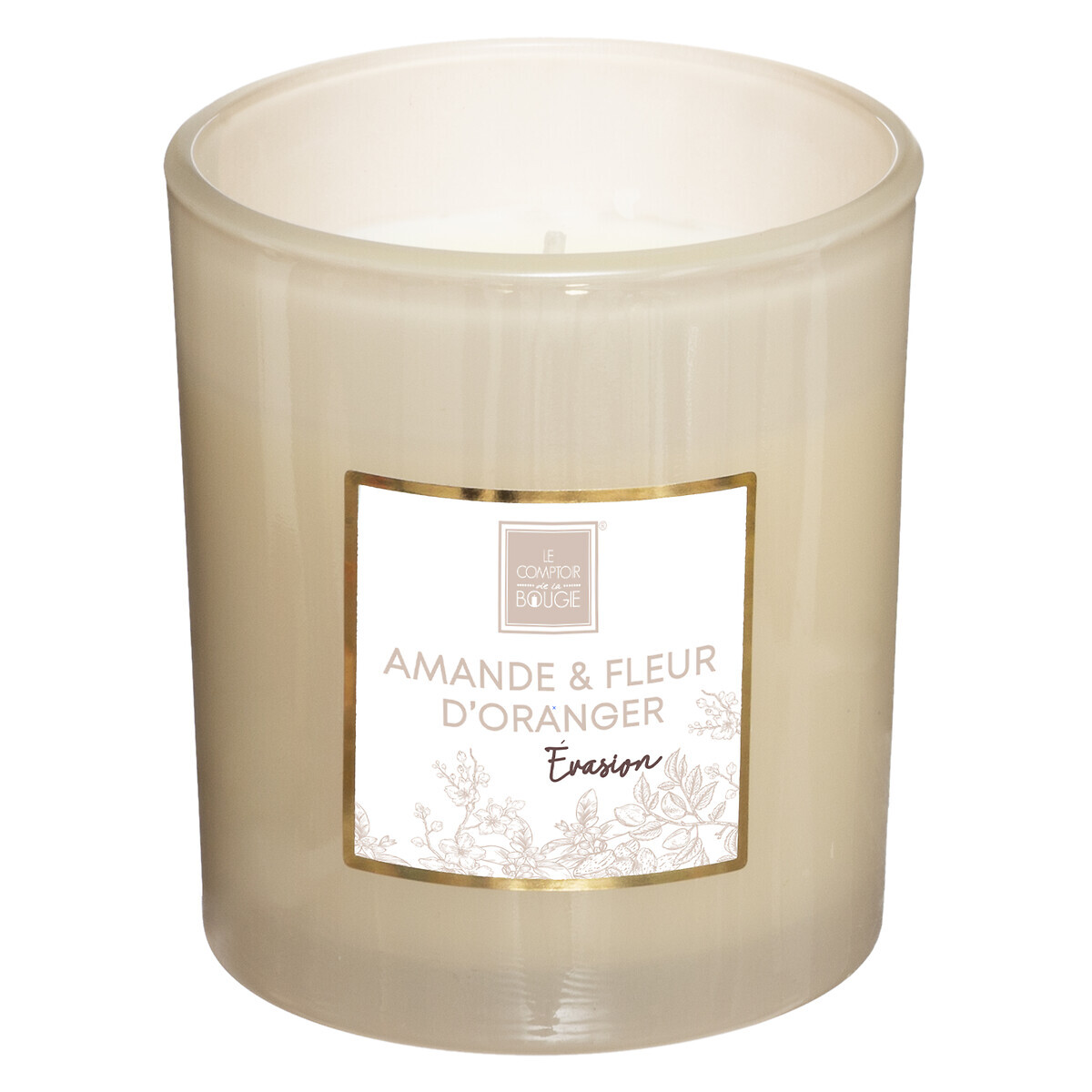 Scented candle "Mael" Almond and orange blossom, 190g